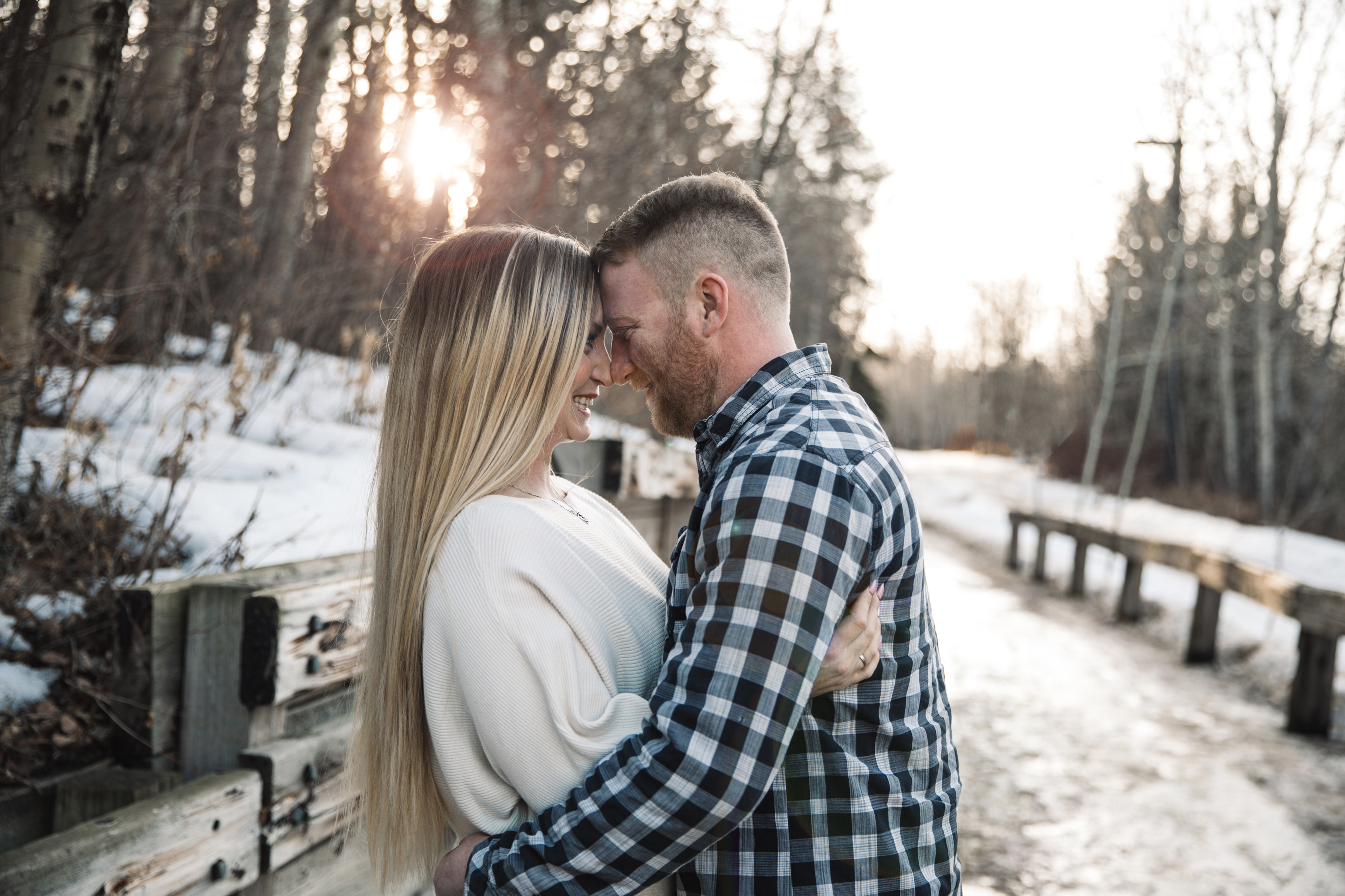 couple at Kinsmen Park in Edmonton