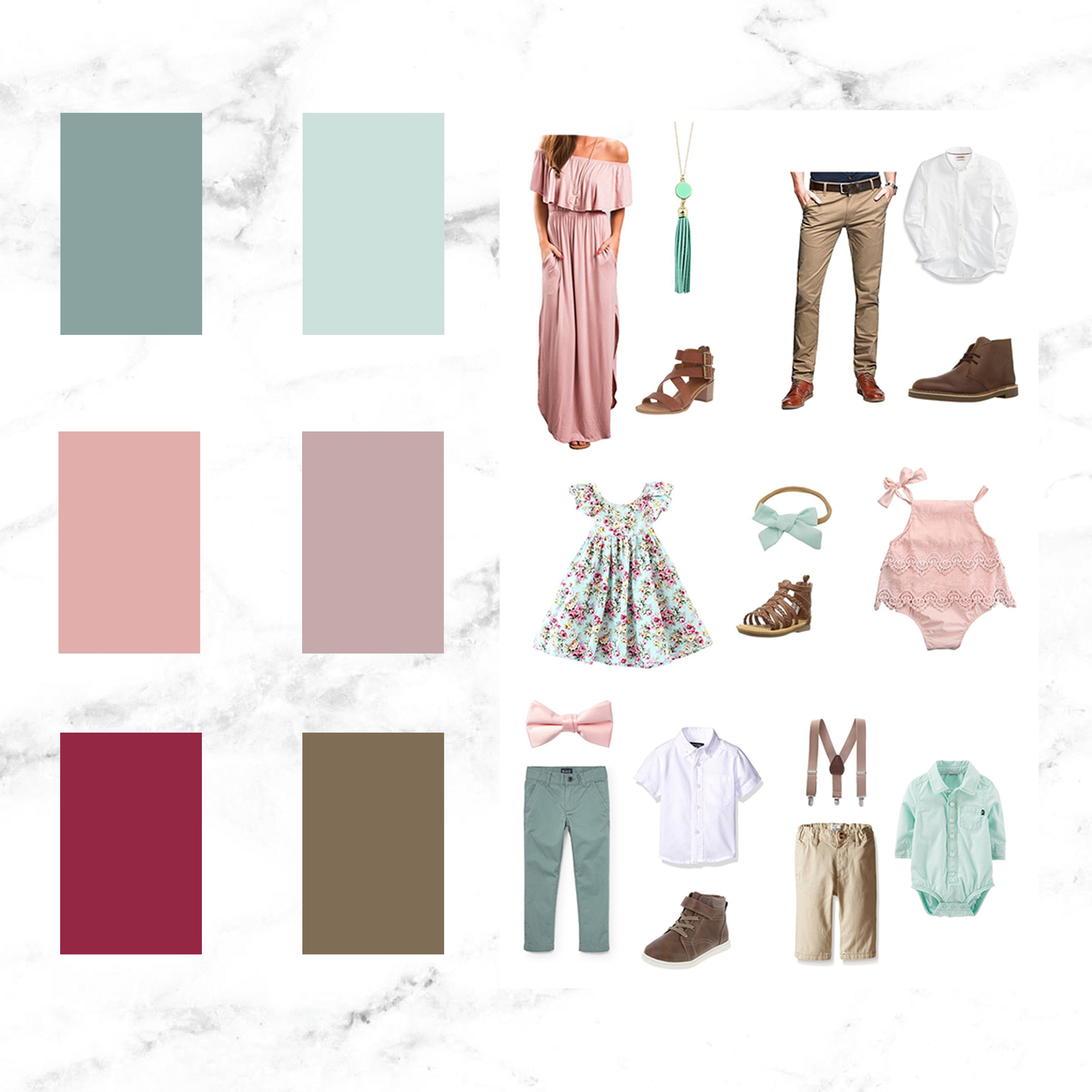 summer outfits and colours