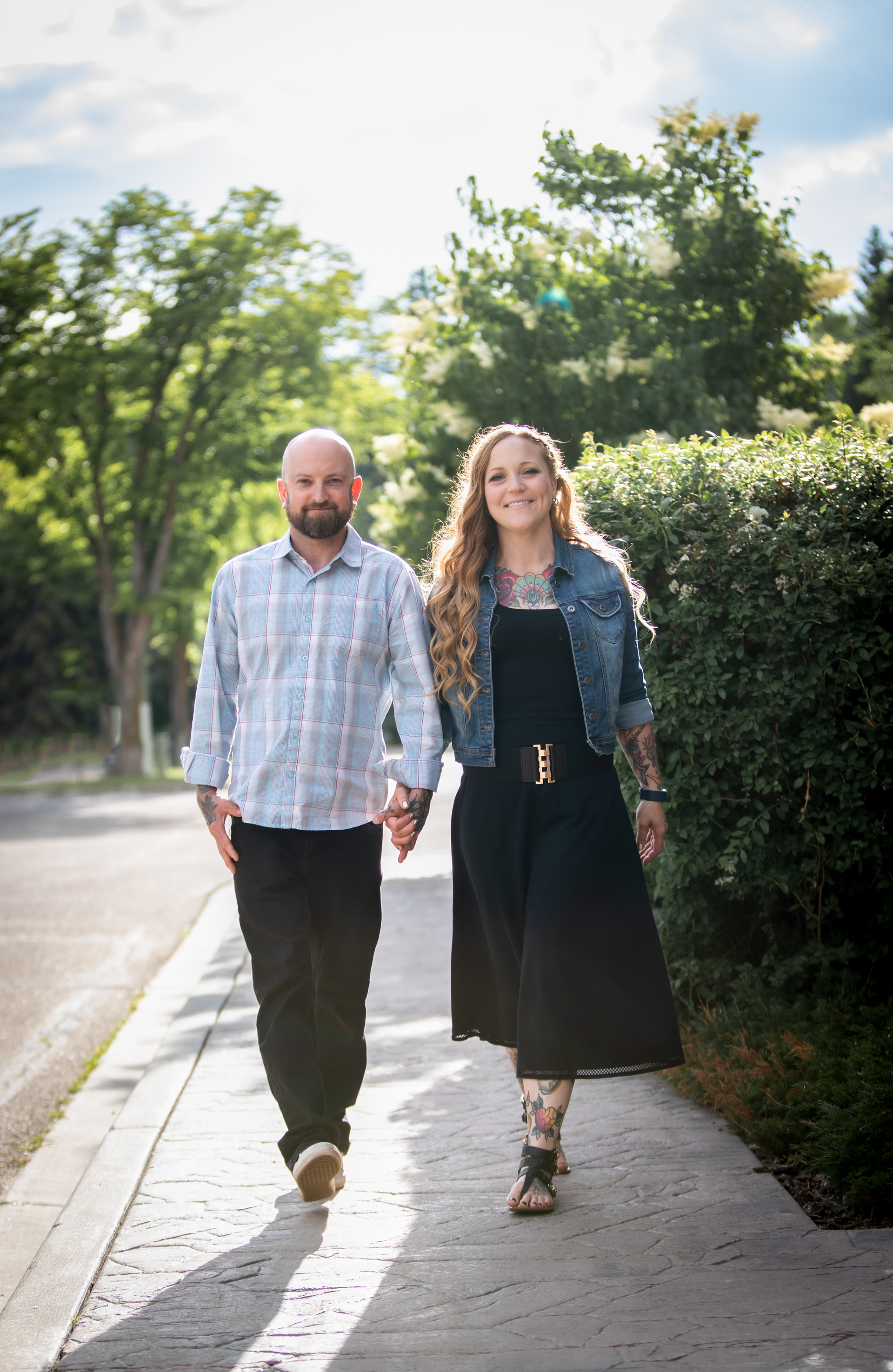 Couple at government house in Edmonton