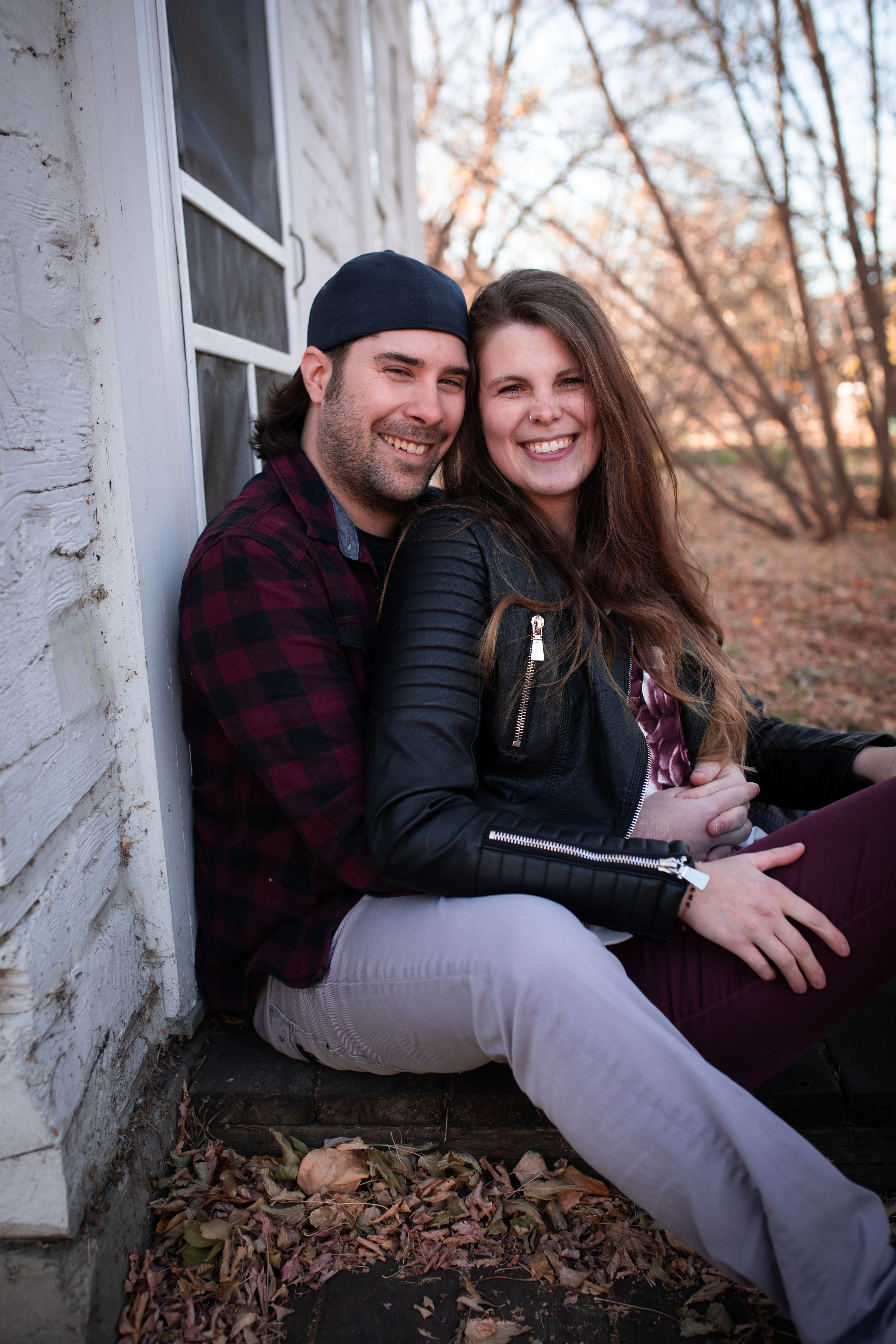 happy couple Edmontons best engagement photographer