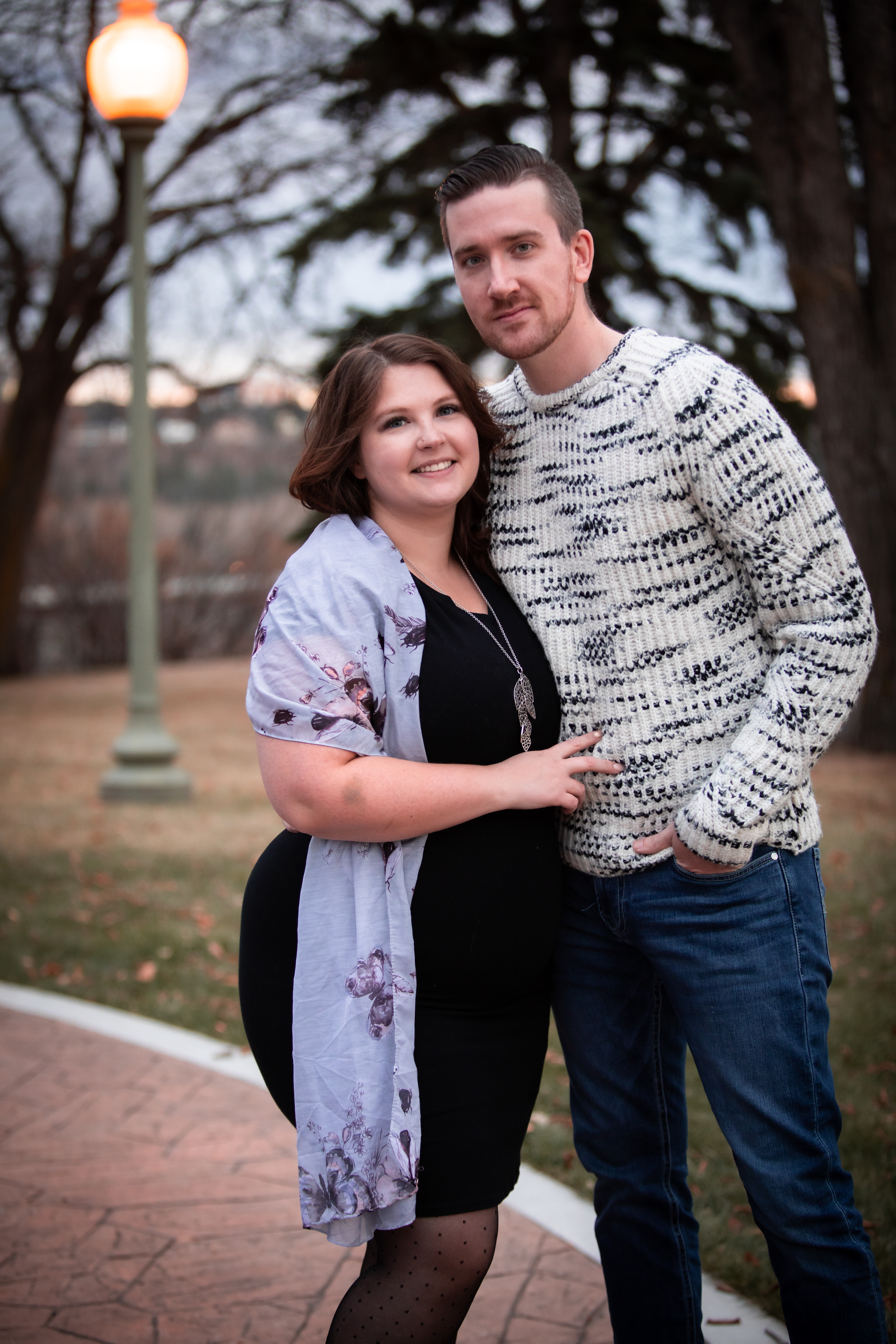 Couple at government house in Edmonton