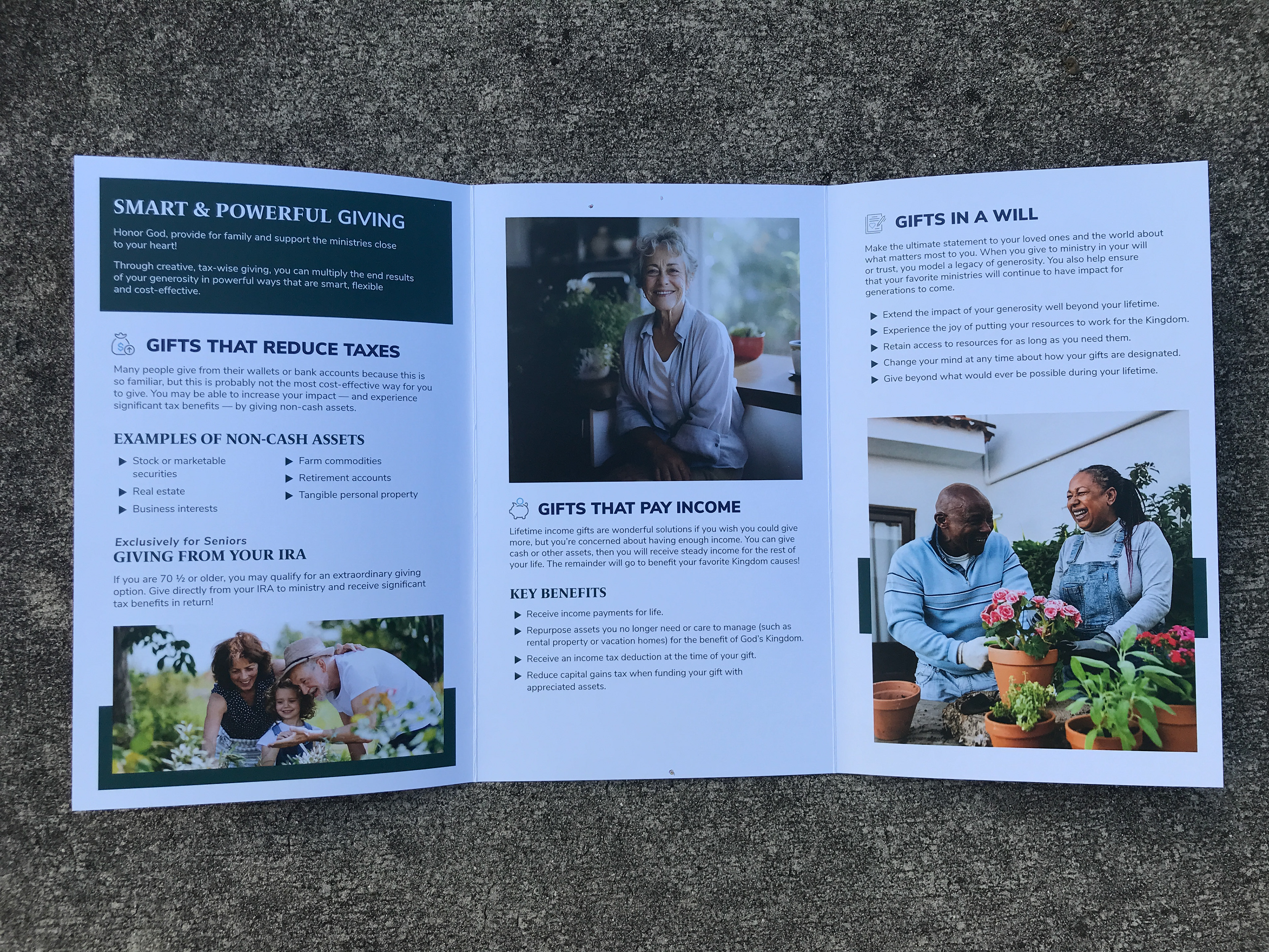 Smart & Powerful Giving Brochure - Inside spread