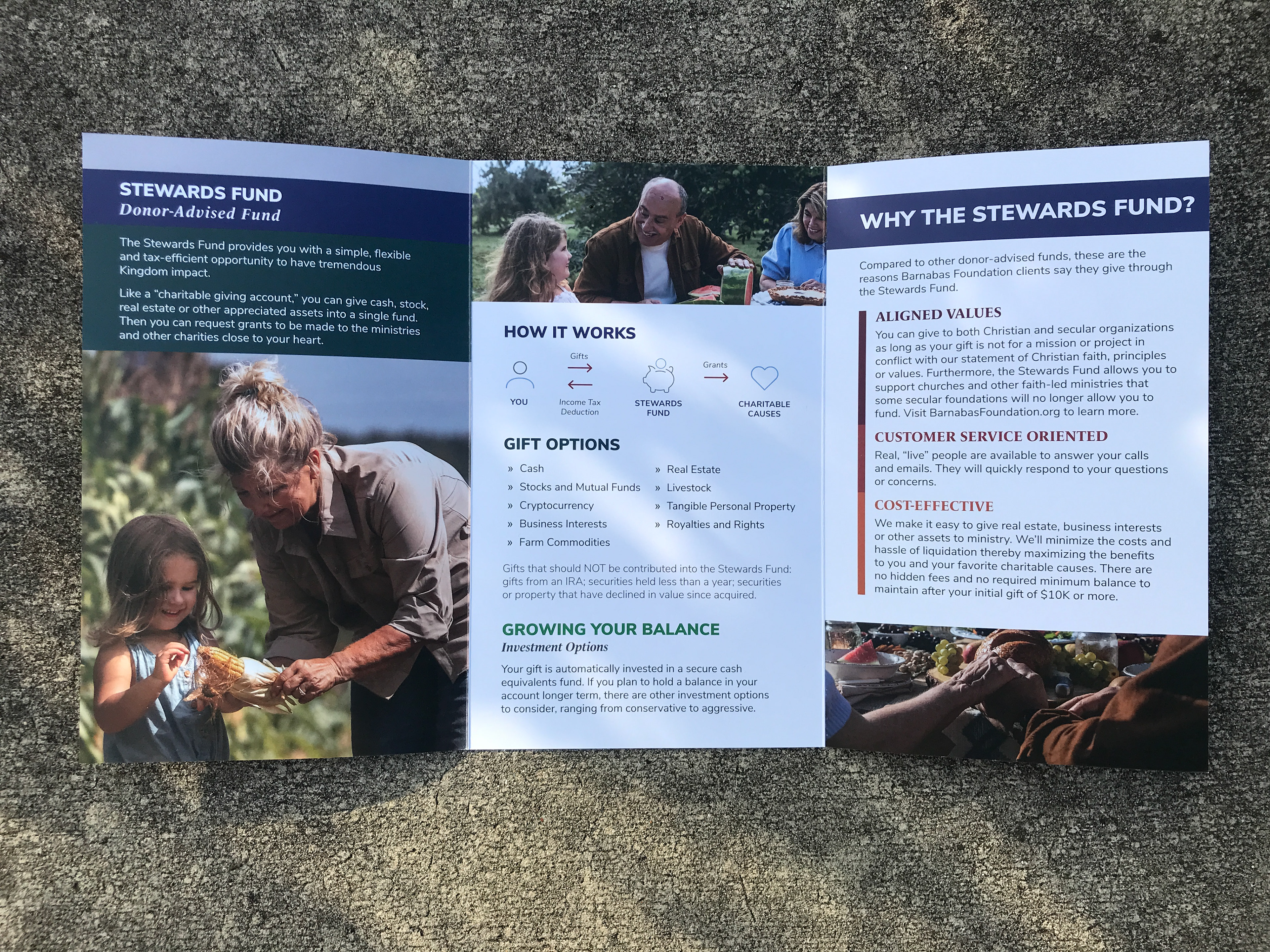 Stewards Fund brochure - Inside spread