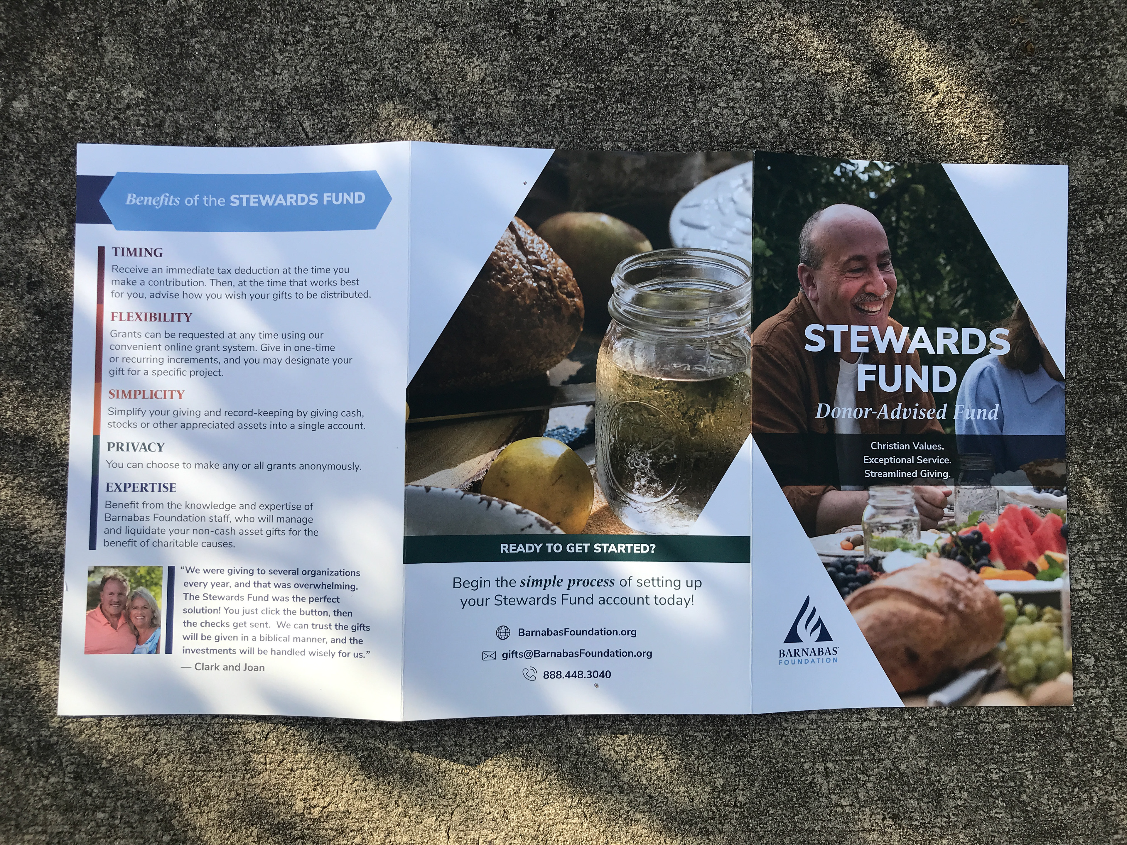 Stewards Fund brochure - Outside spread