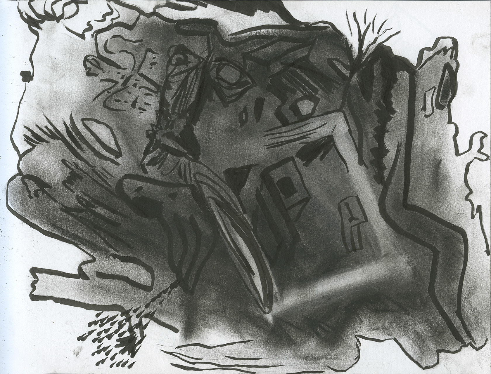 Abstract (Charcoal and Ink, 2018)