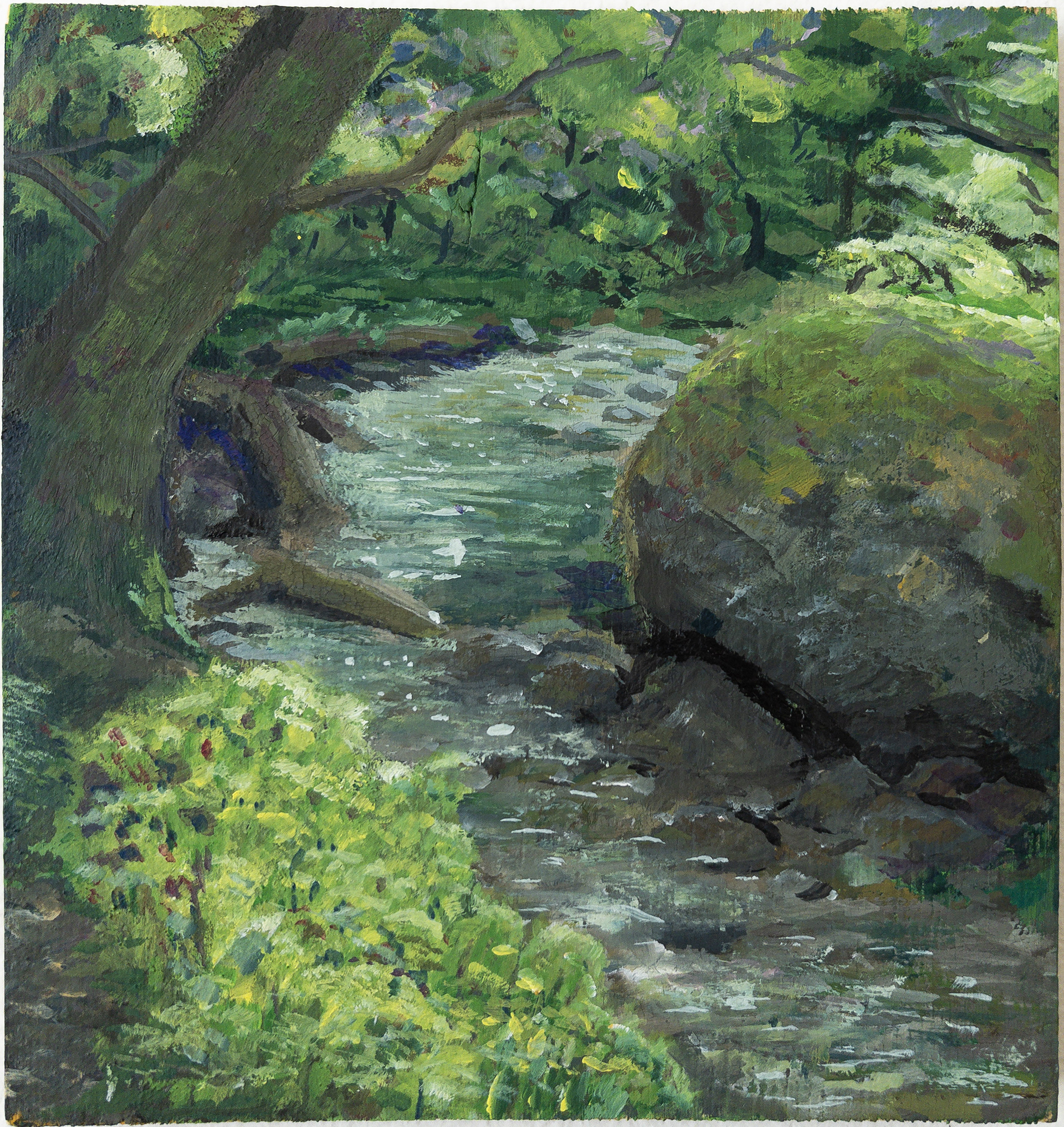 "Brook" (Gouache, 2023)