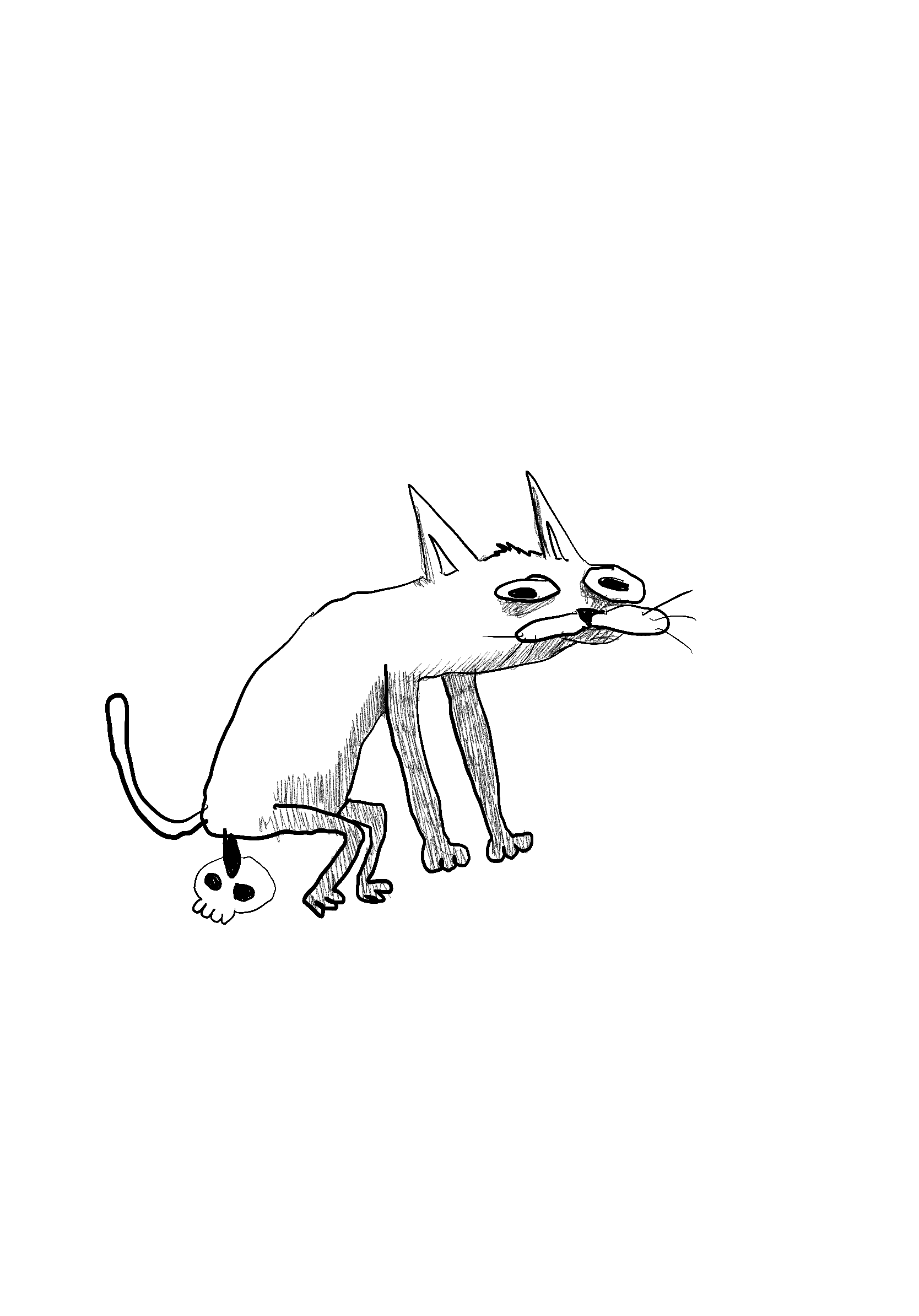 "Cat" (Procreate, 2022)