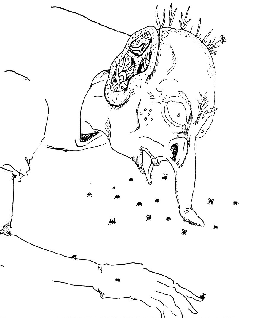 "Mister Flower" (Pen and Ink, 2018)