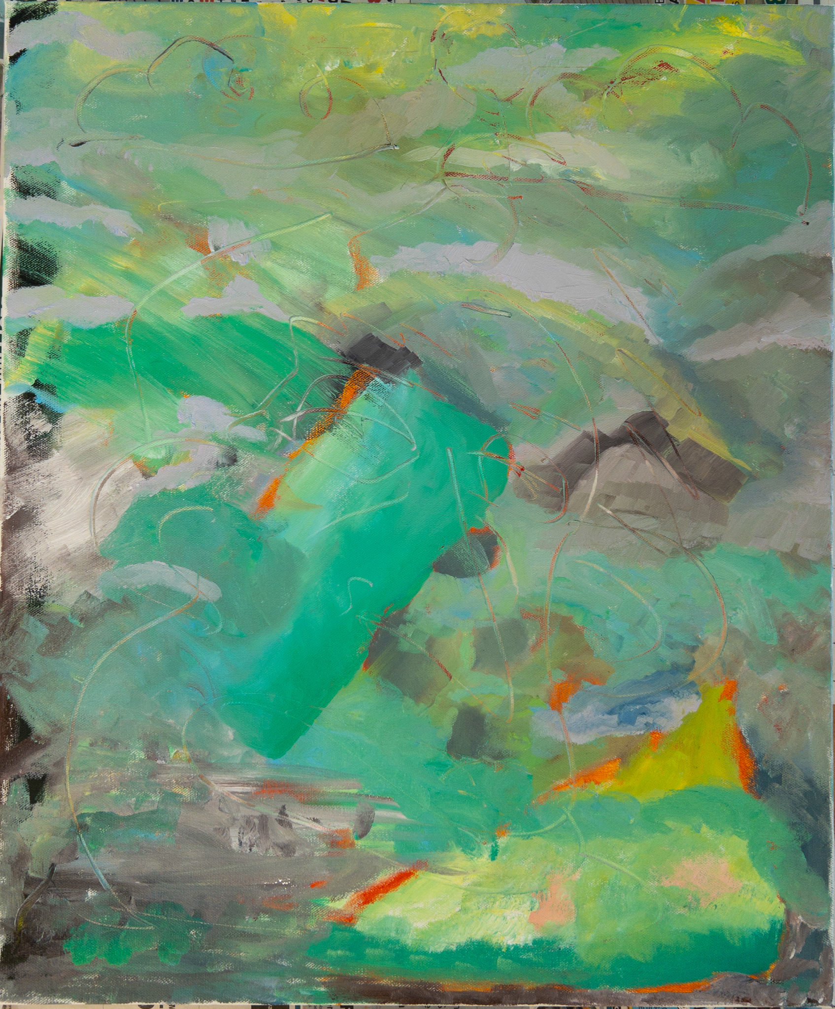 "Creating Context" (Oil, 2024)