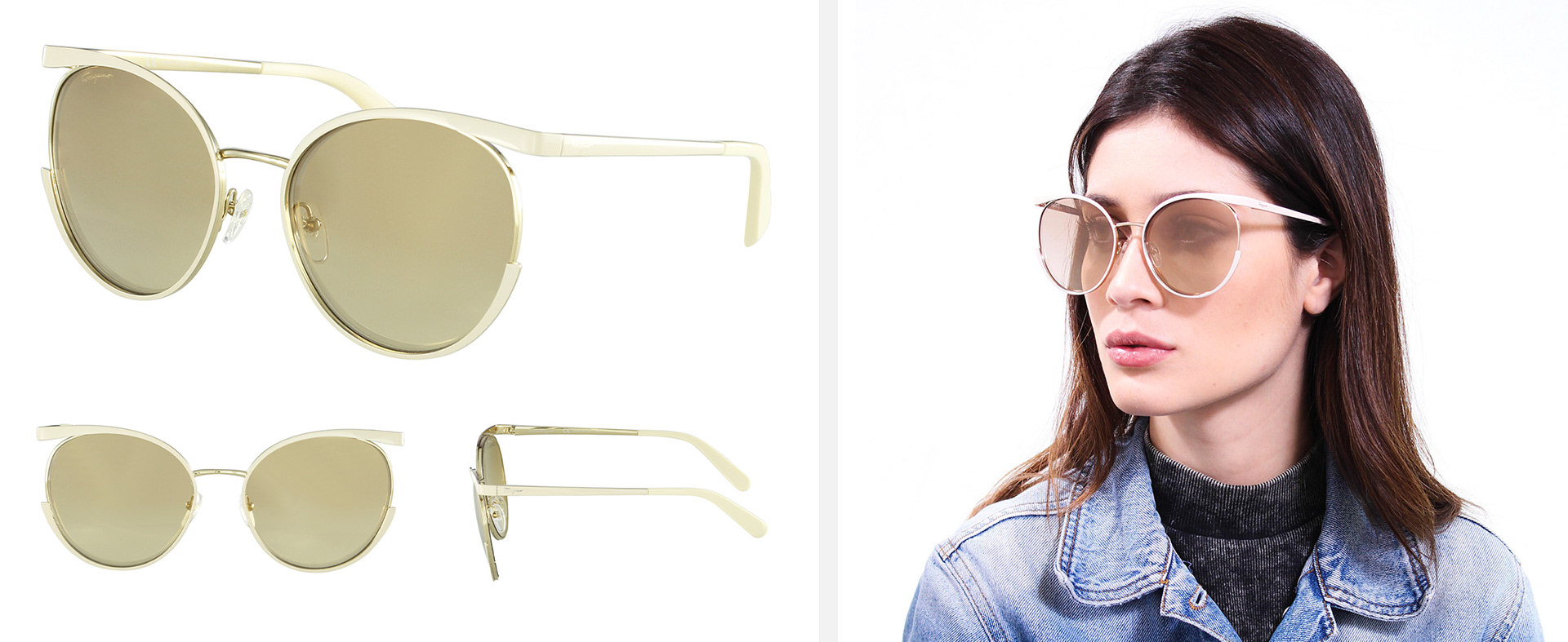 Salvatore Ferragamo REF: SF165S109IVORY - Modelo Laura Iung
