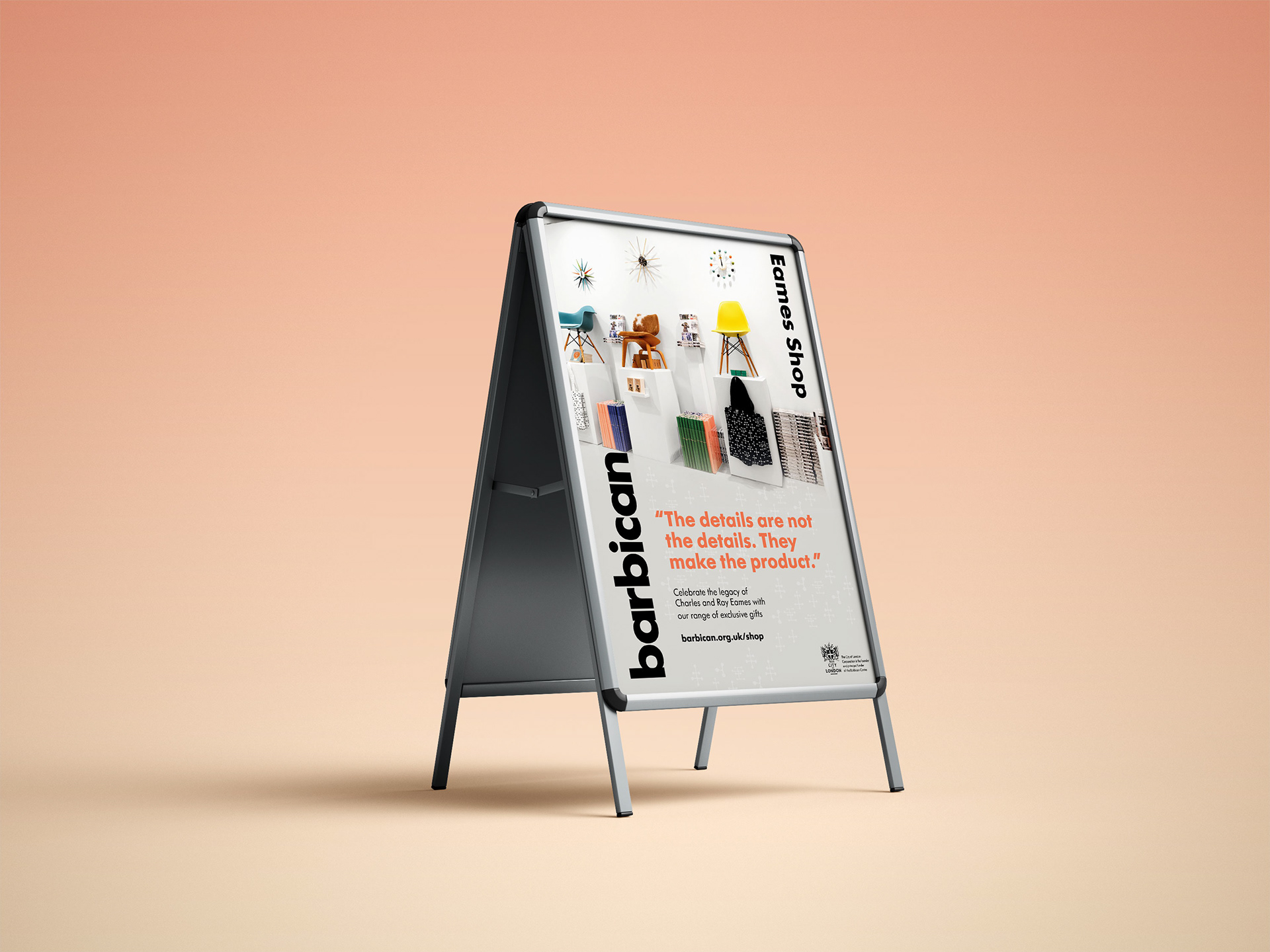 Poster for Barbican exhibition (Photoshop/InDesign)