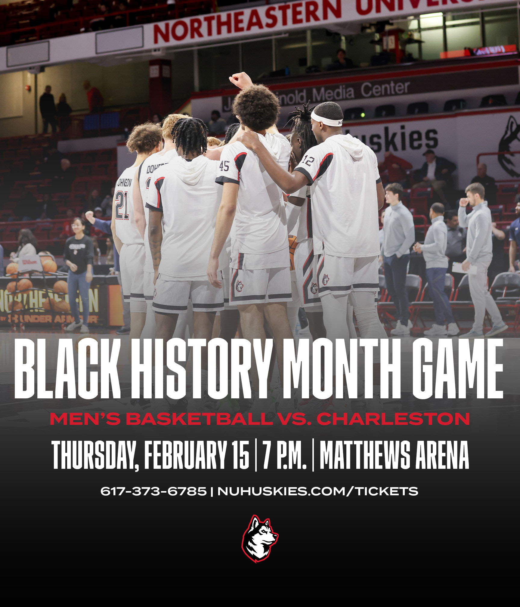 Email graphic for Northeastern MBB