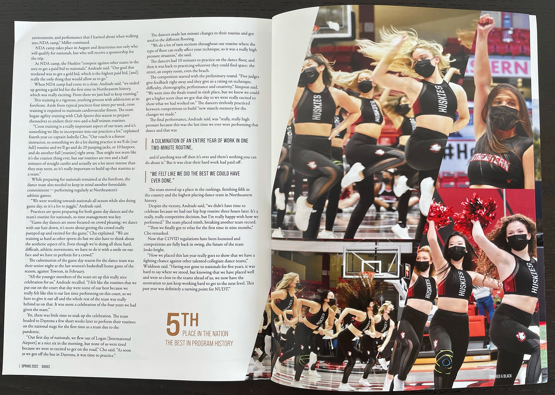 Pictures featured in article "The Turning Point"