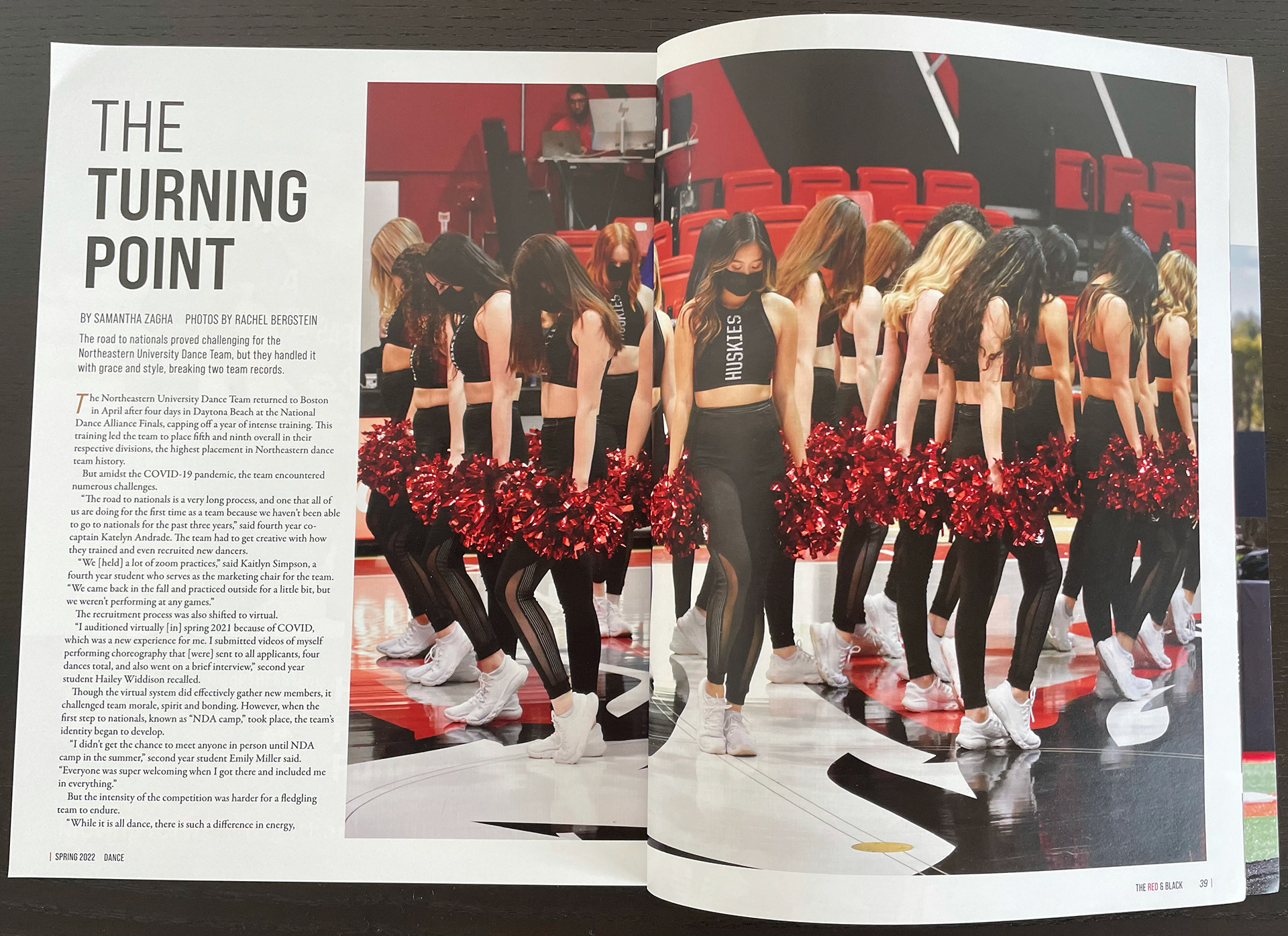 Picture featured in article "The Turning Point"