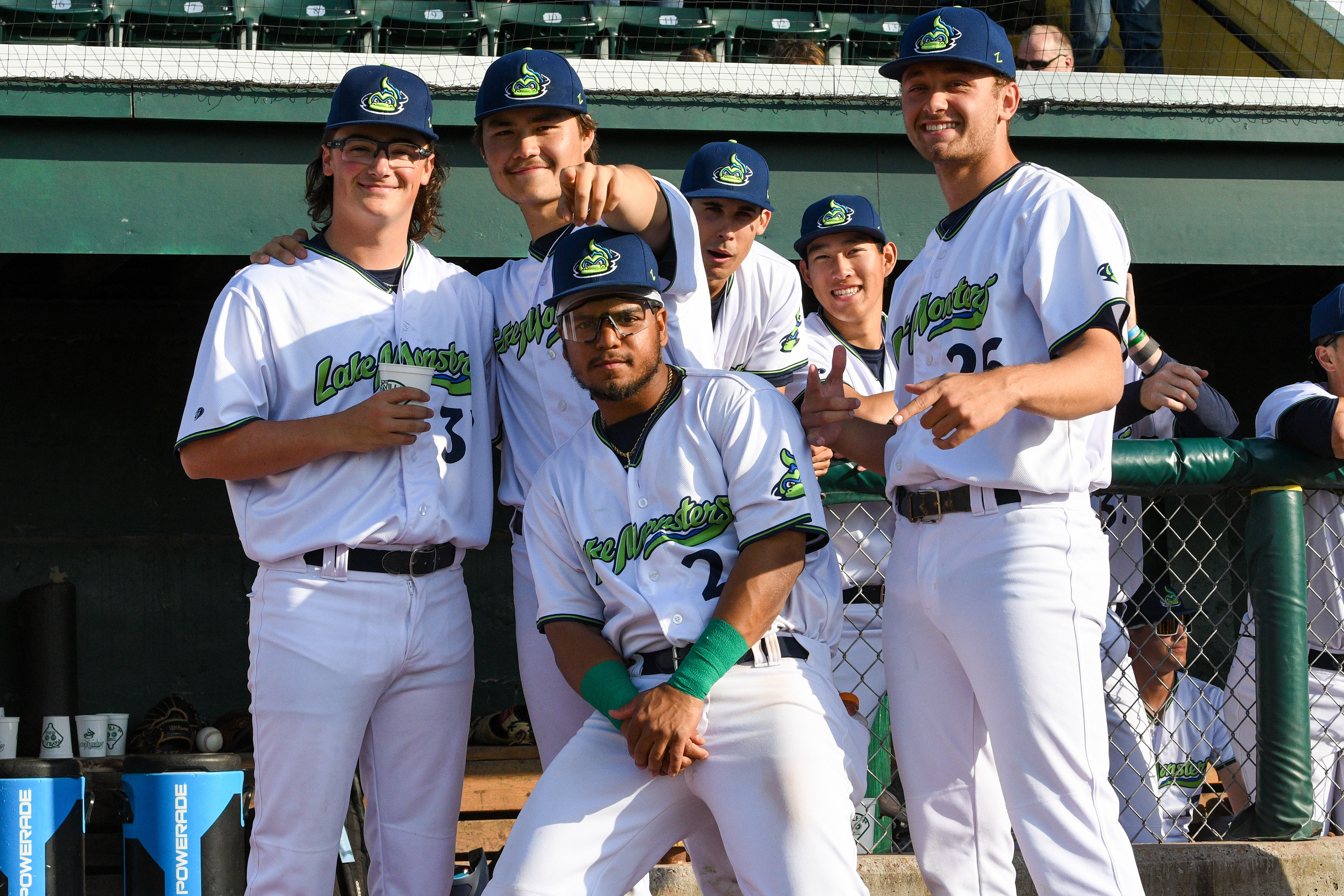 Group of Lake Monsters all posing together