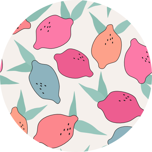 Lemon surface pattern design by Alice Vacca