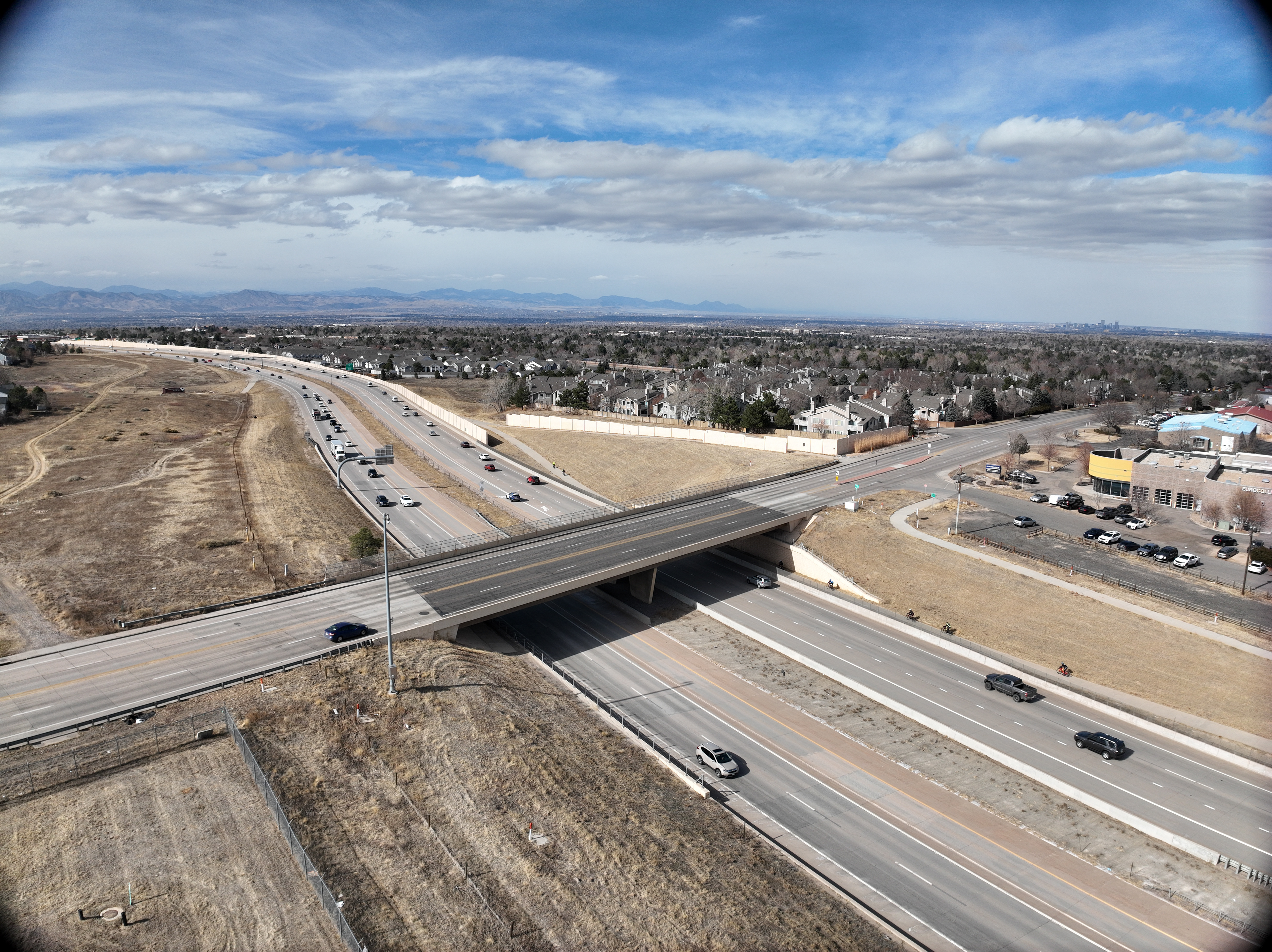 Before Pedestrian Bridge