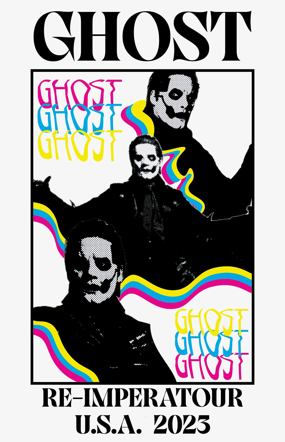 Screen Print Poster Digital Concept