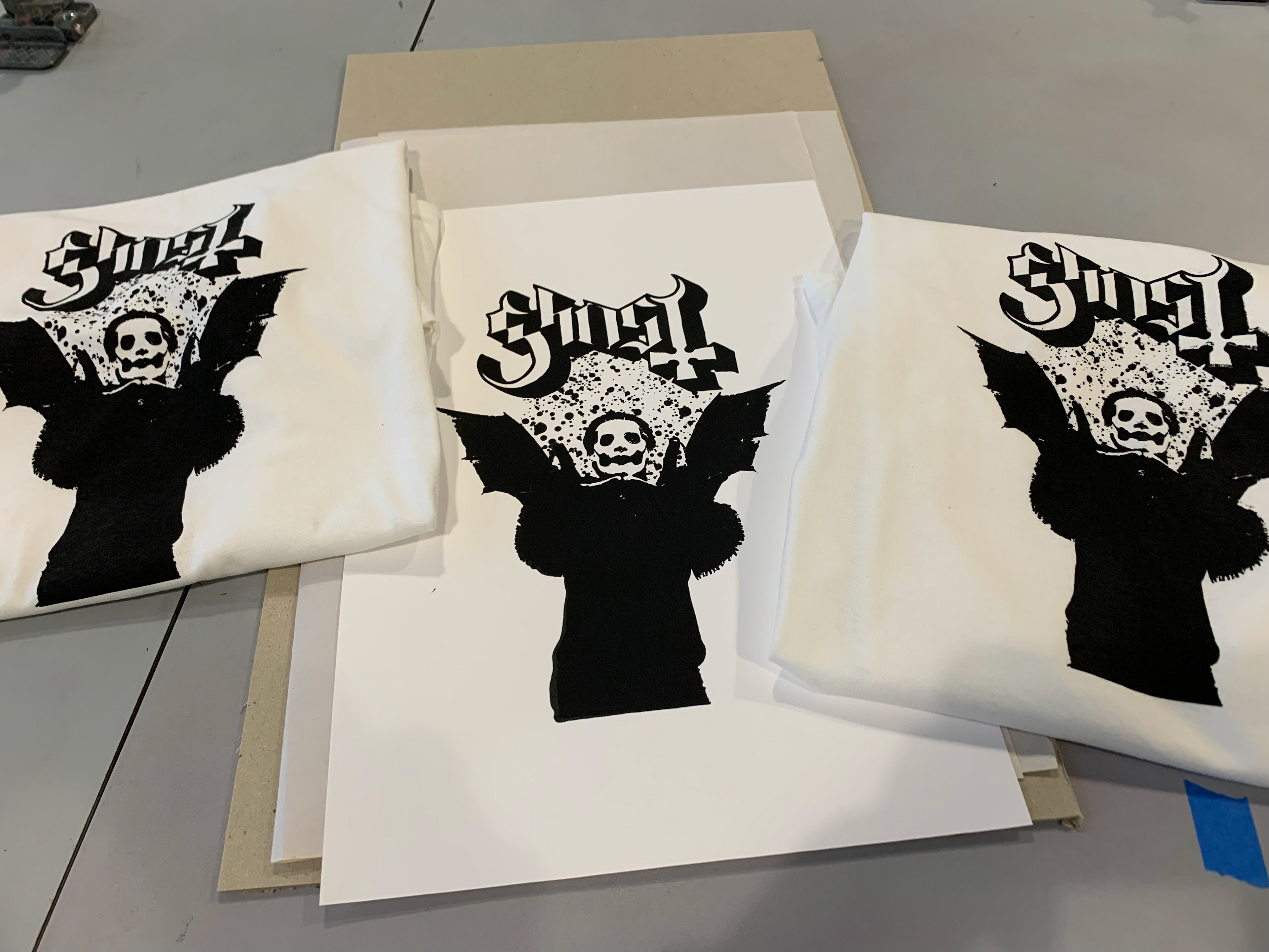 First Set of Screen Printed Shirts