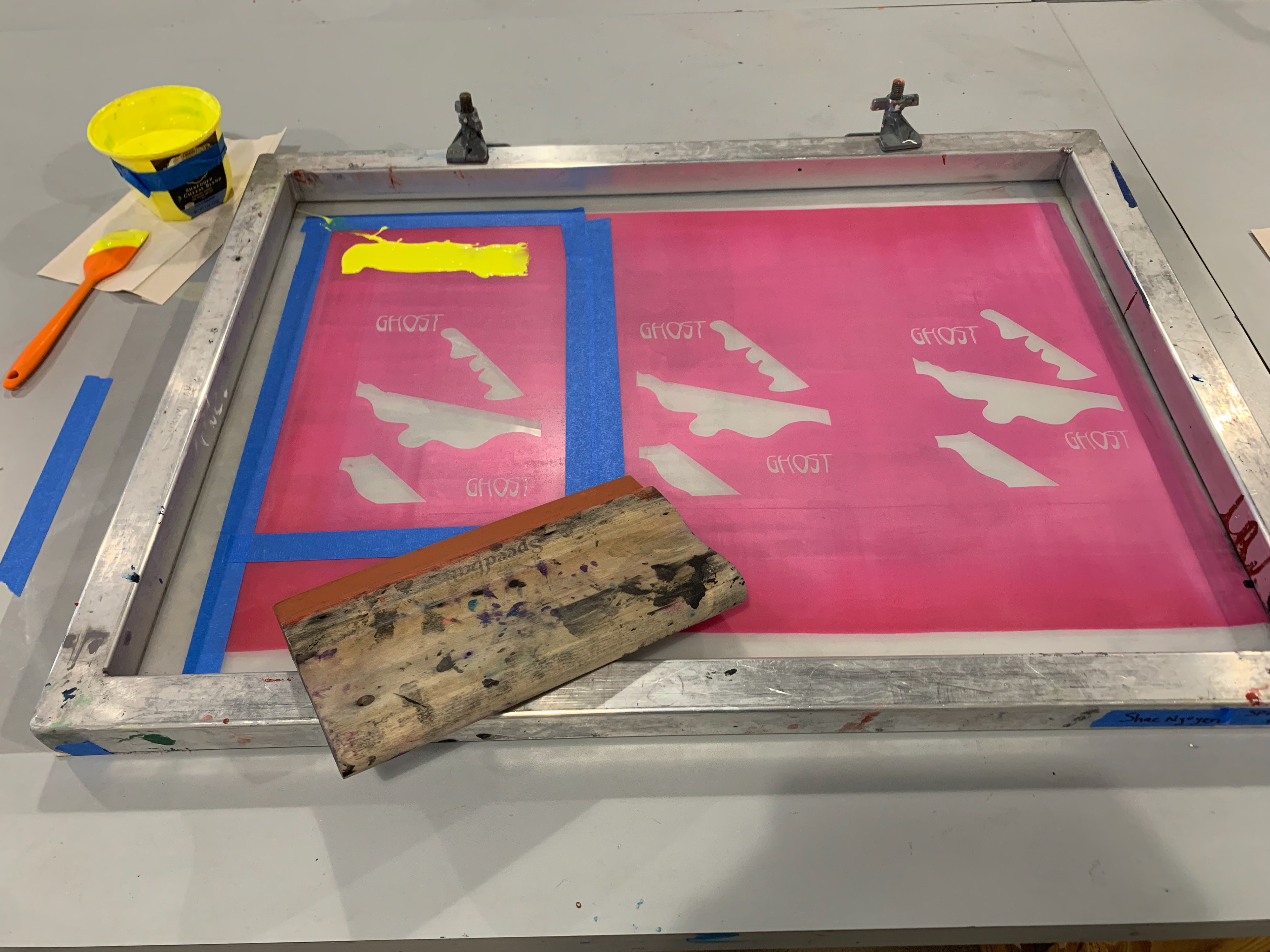 Screen Print Process