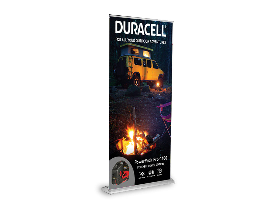 Duracell Power Pack Pop-Up Sign