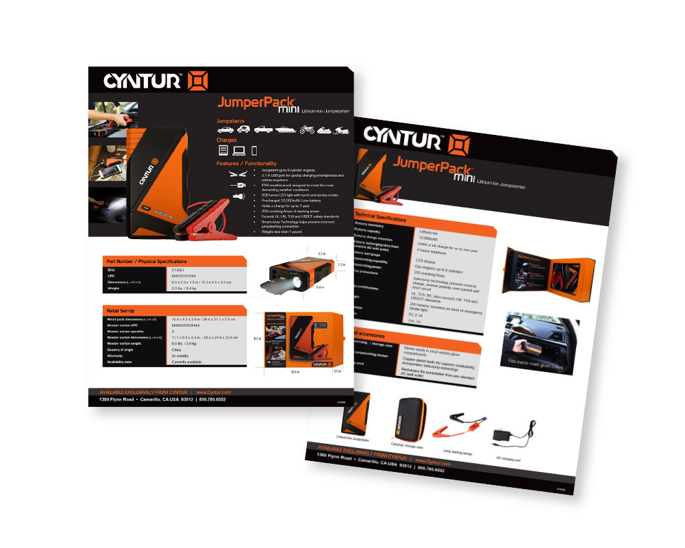 Cyntur Retail Specification Sheet