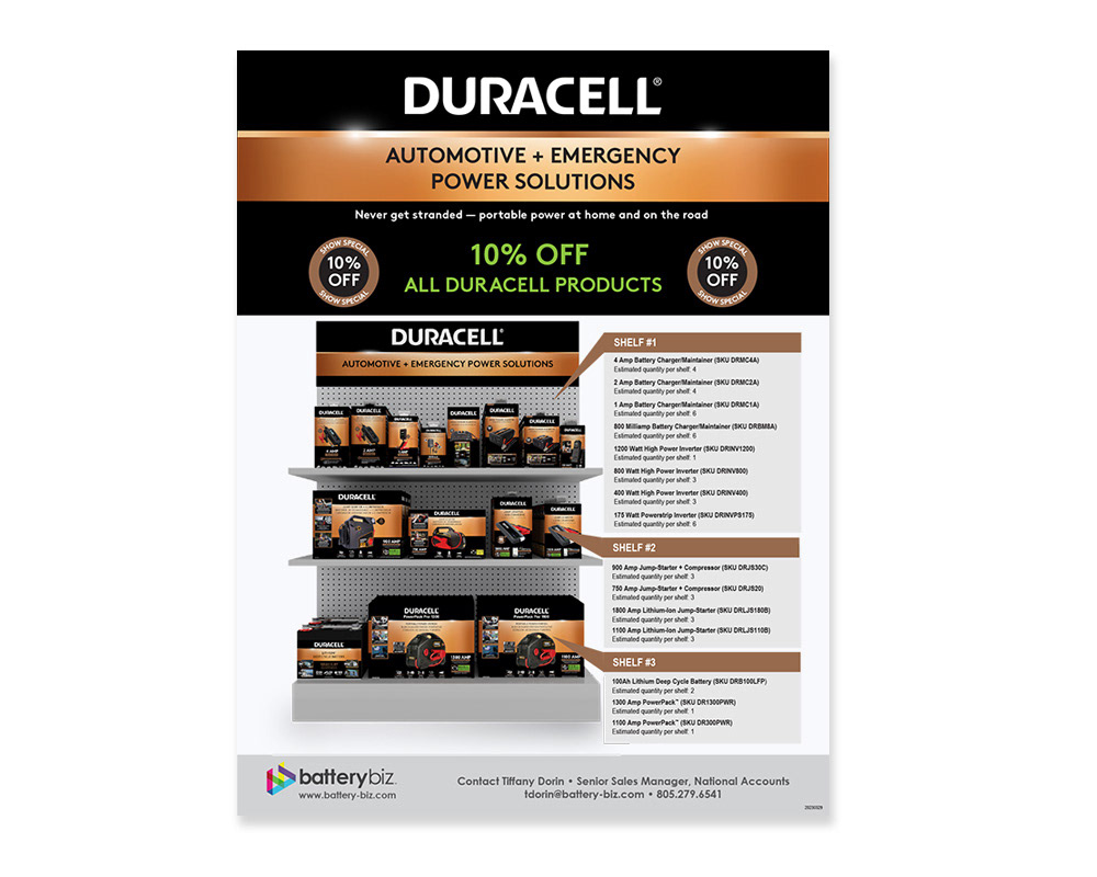 Duracell Retailer Flyer
