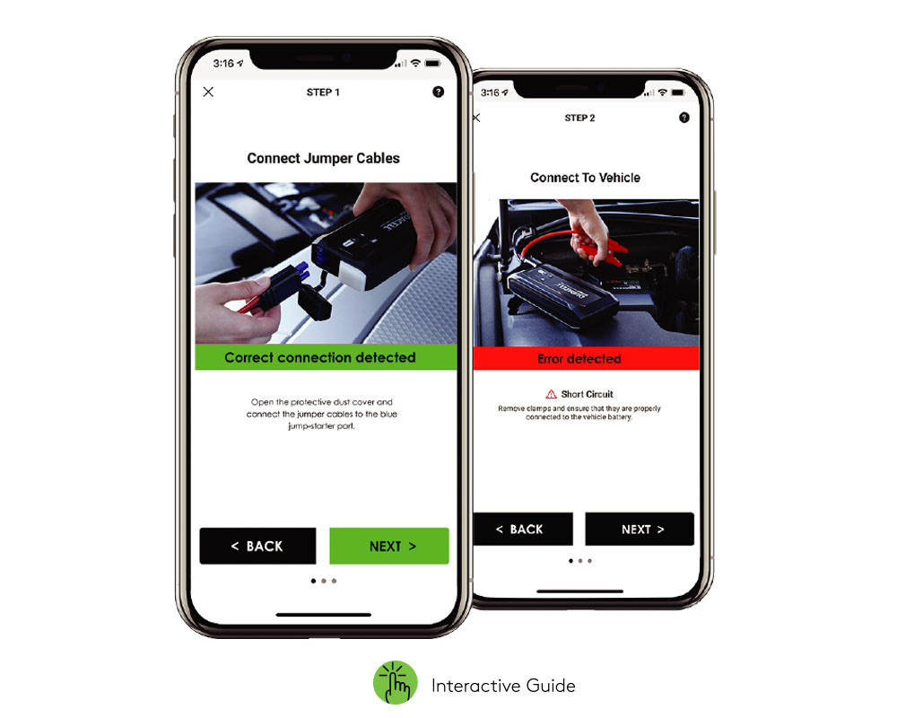 PowerHub IOS App Guide Screen