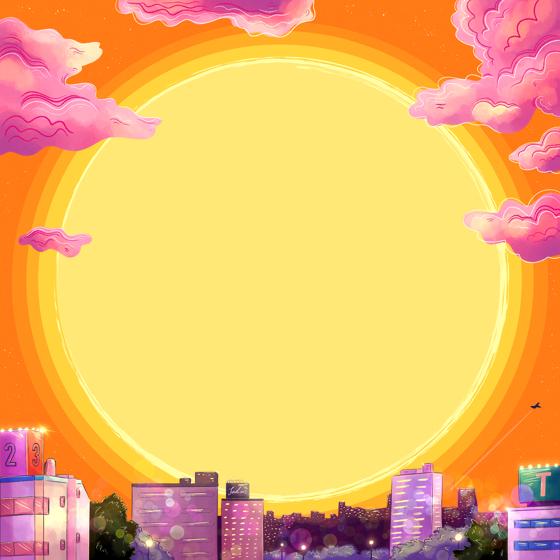 Tora-Con 2023 Social Media Template Art and Design W/O Text