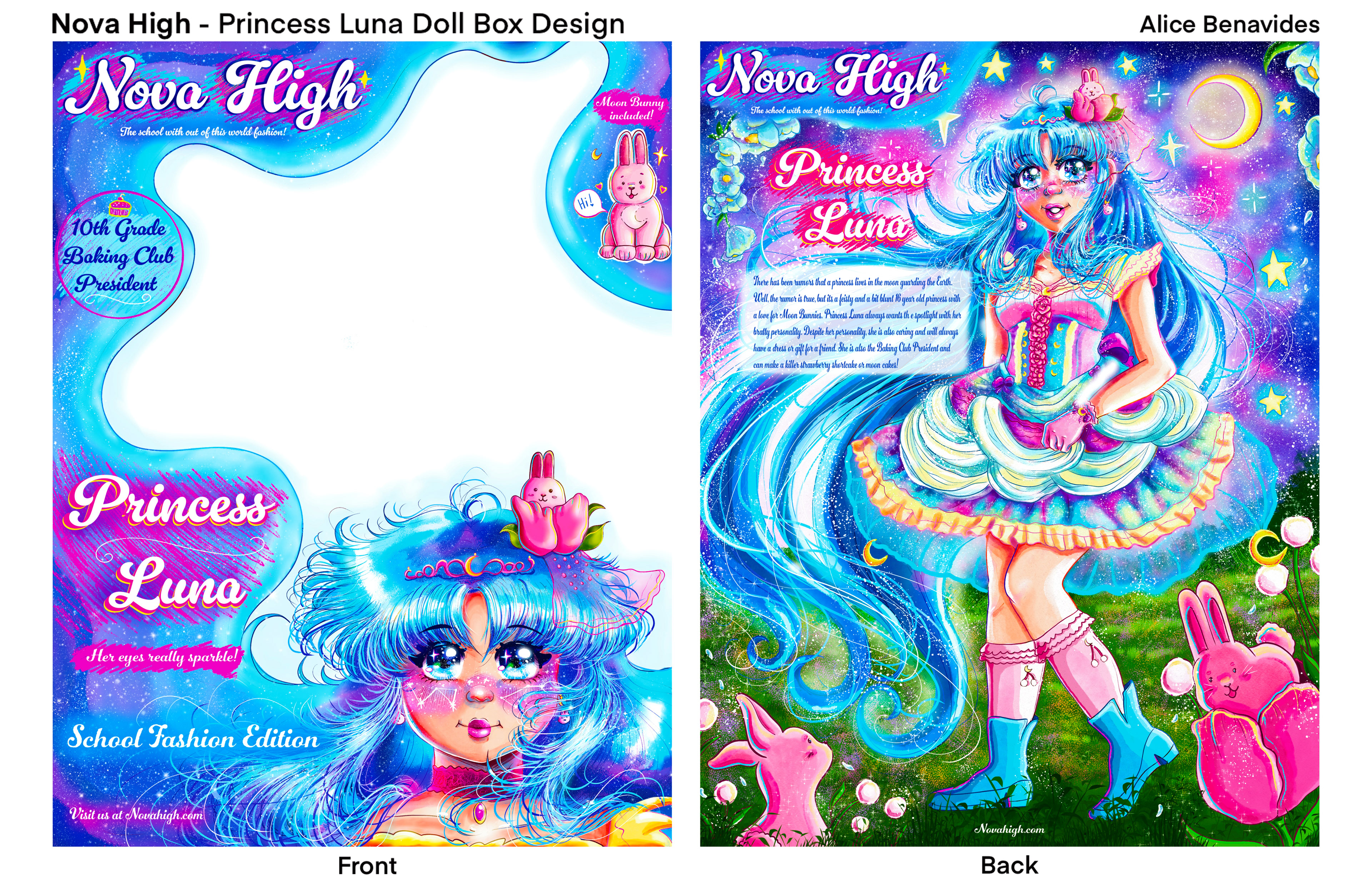 Side by Side of Front and Back Cover Designs