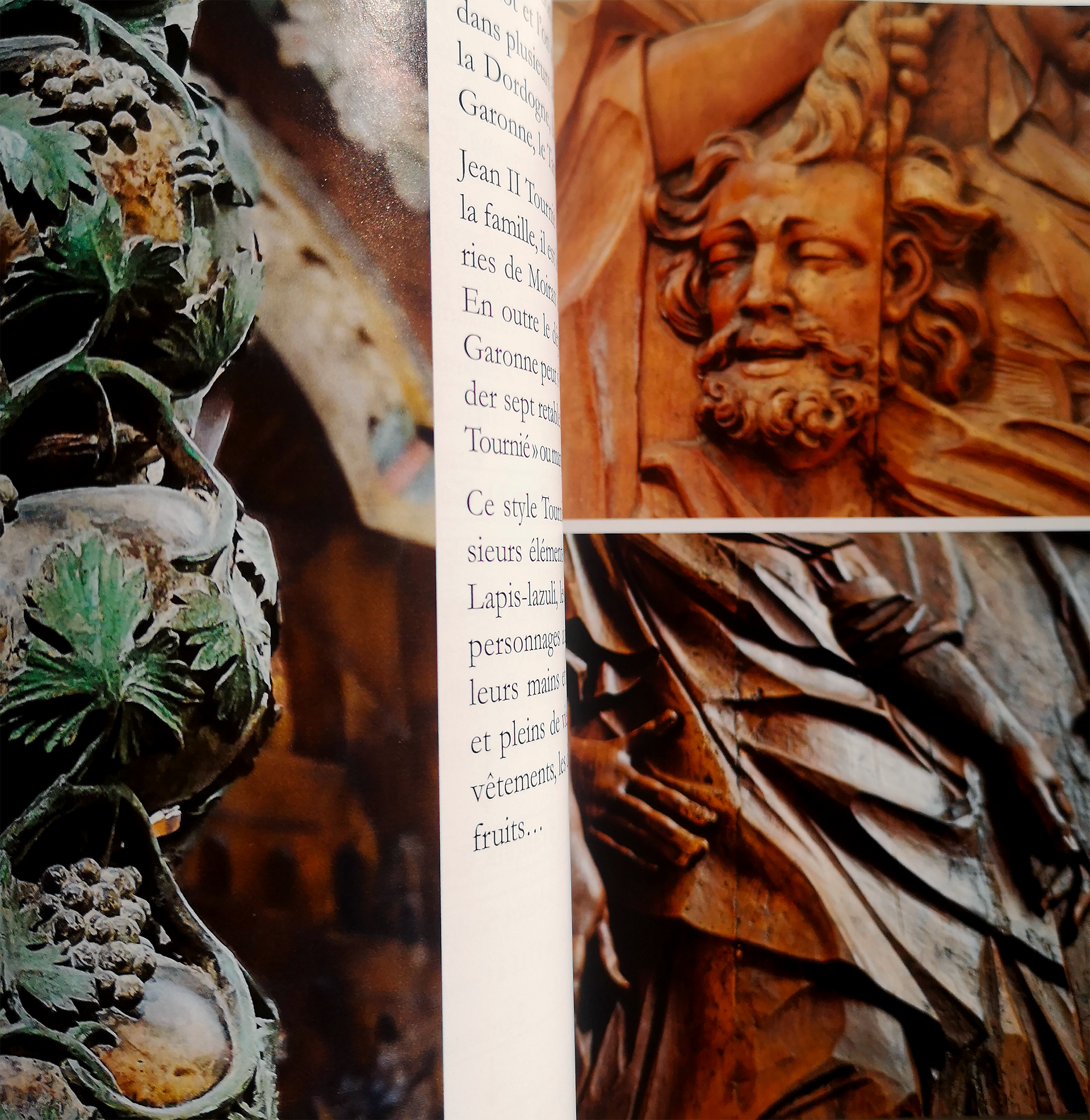 Livre avec photo - papier couché satiné 115gr - © Mariette Semelin, l'Art Baroque dans les Eglises du Lot-Et-Garonne