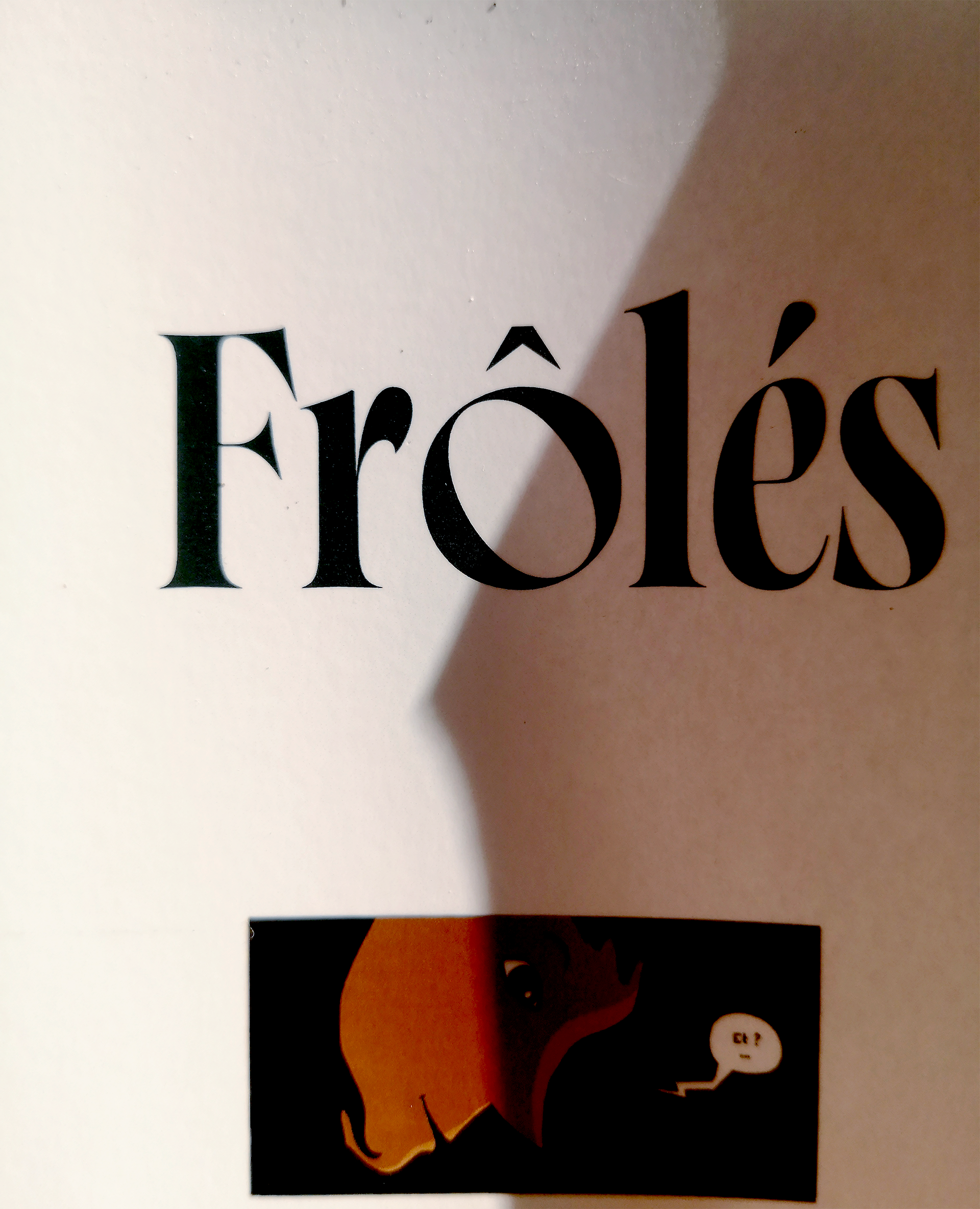 © Bernard Grandjean, Frôlés