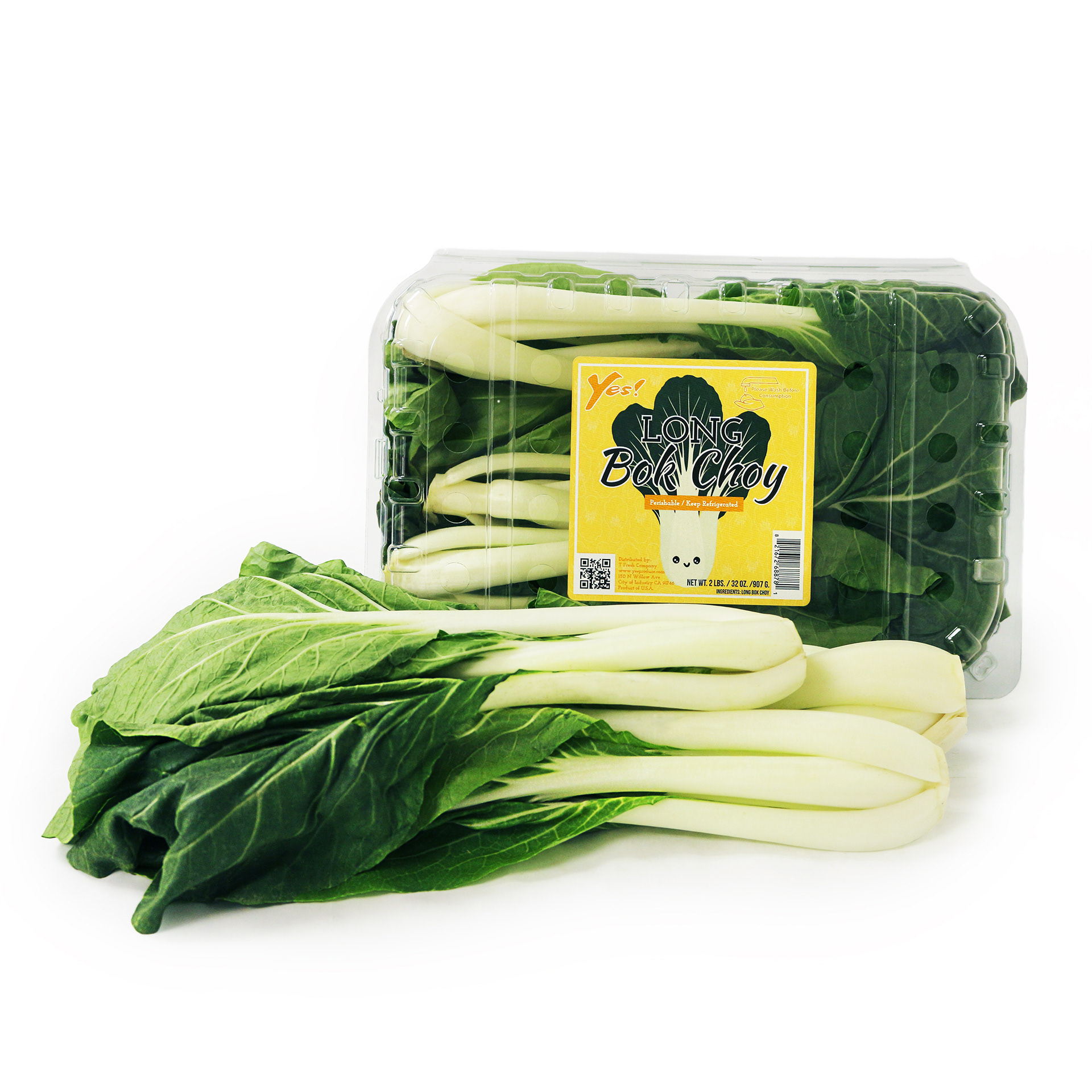 Long Bok Choy Label
