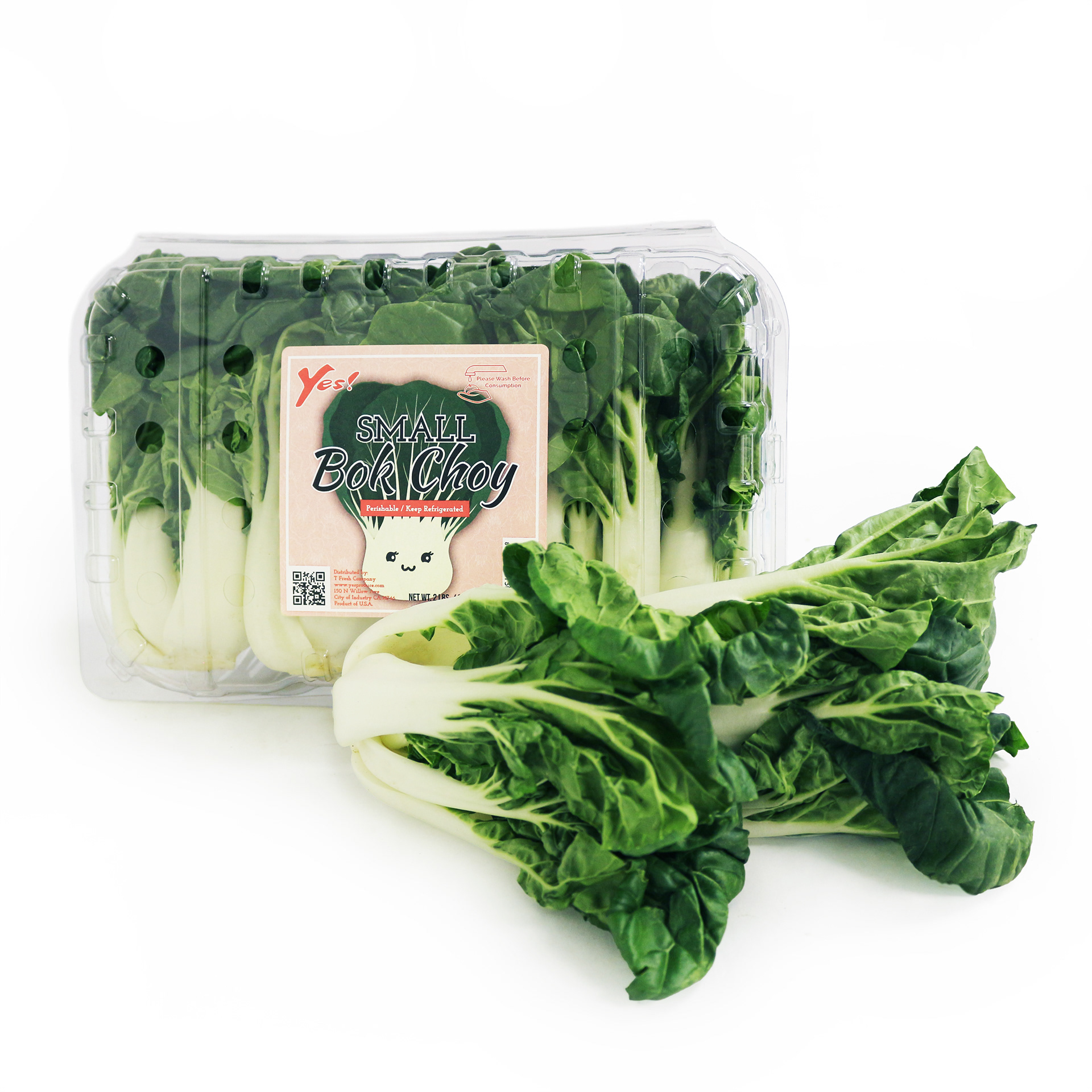 Small Bok Choy Label