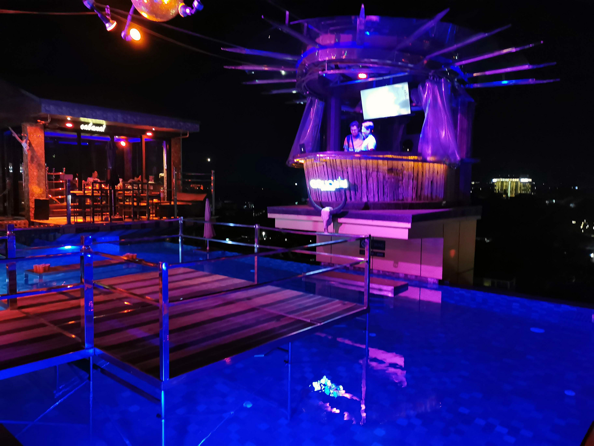 ABC Hotel rooftop Aqua Beach Club, Angeles City