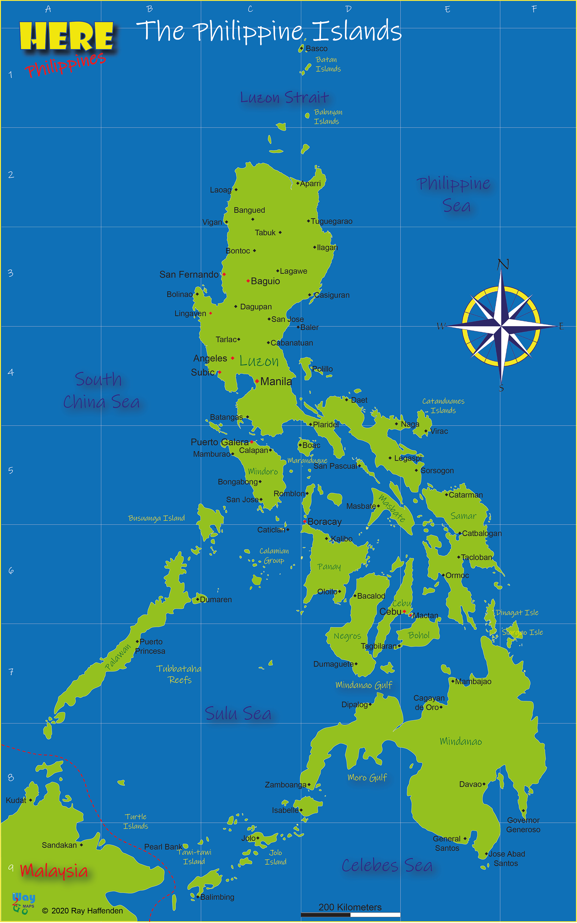 Map of the Philippine Islands