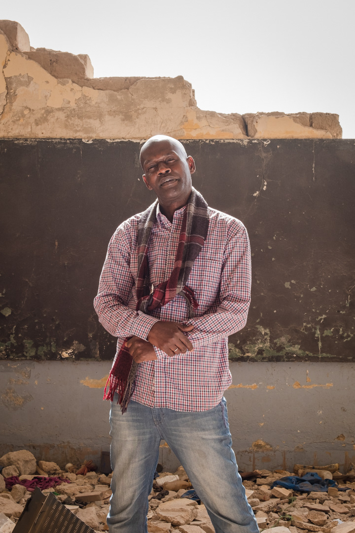 Moussa Ndiaye (46), elementary teacher at Cheick Tourè school