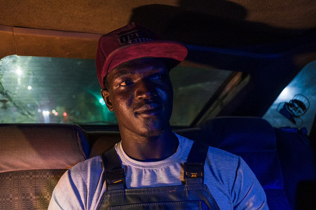 Mansou Wad (22), has moved with his family in Khar Yalla camp in 2017. He earn his living by fishing and now have to commute to the sea by taking a bus or an expensive taxi during off-hours.