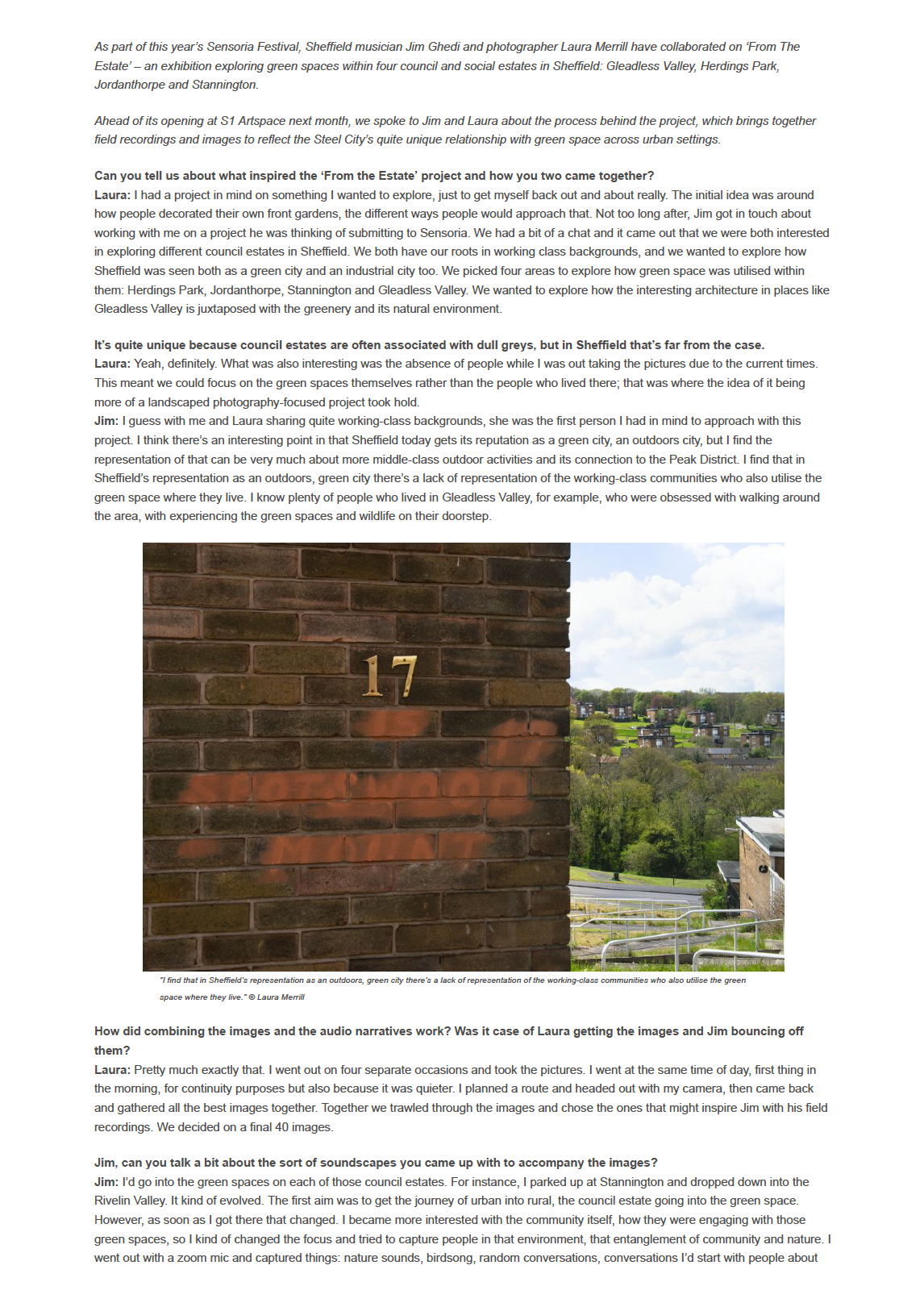 Exposed Magazine article for 'From The Estate', 2021