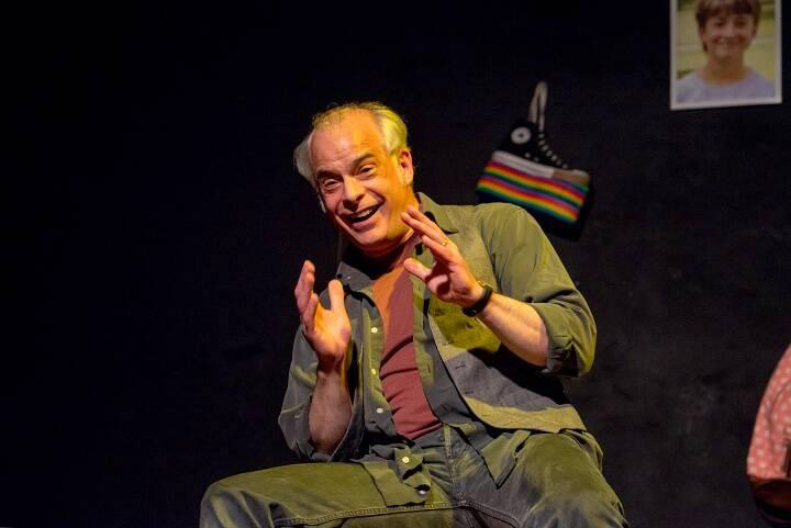The Absolute Brightness of Leonard Pelkey by James Lecesne, Third Avenue PlayWorks, directed by Bob Boles, Production Design by James Valcq. Pictured: Alan Kopischke 