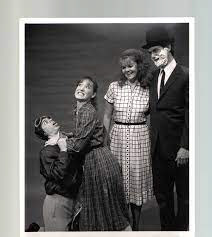 All Night Long by John O’Keeffe, Encore Theatre Company, directed by Kenn Watt, Pictured: Alan Kopischke (Eddy), Susan Brecht (Tammy), Kate Brickley (Jill), Jim Lewis (Jack)