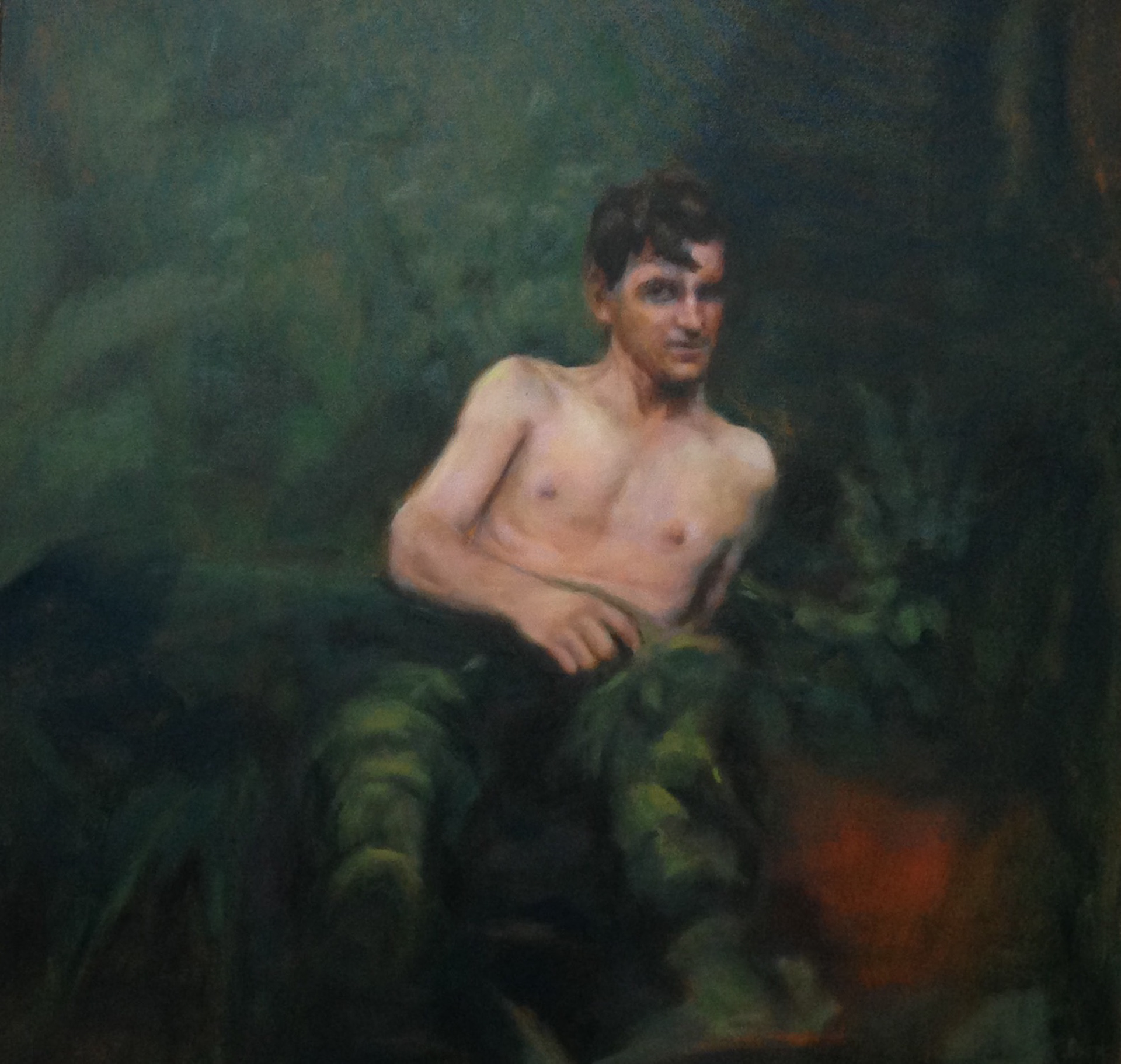 Espera por mim, 2018 - Óleo s/ tela, 80x80cm - 1250€