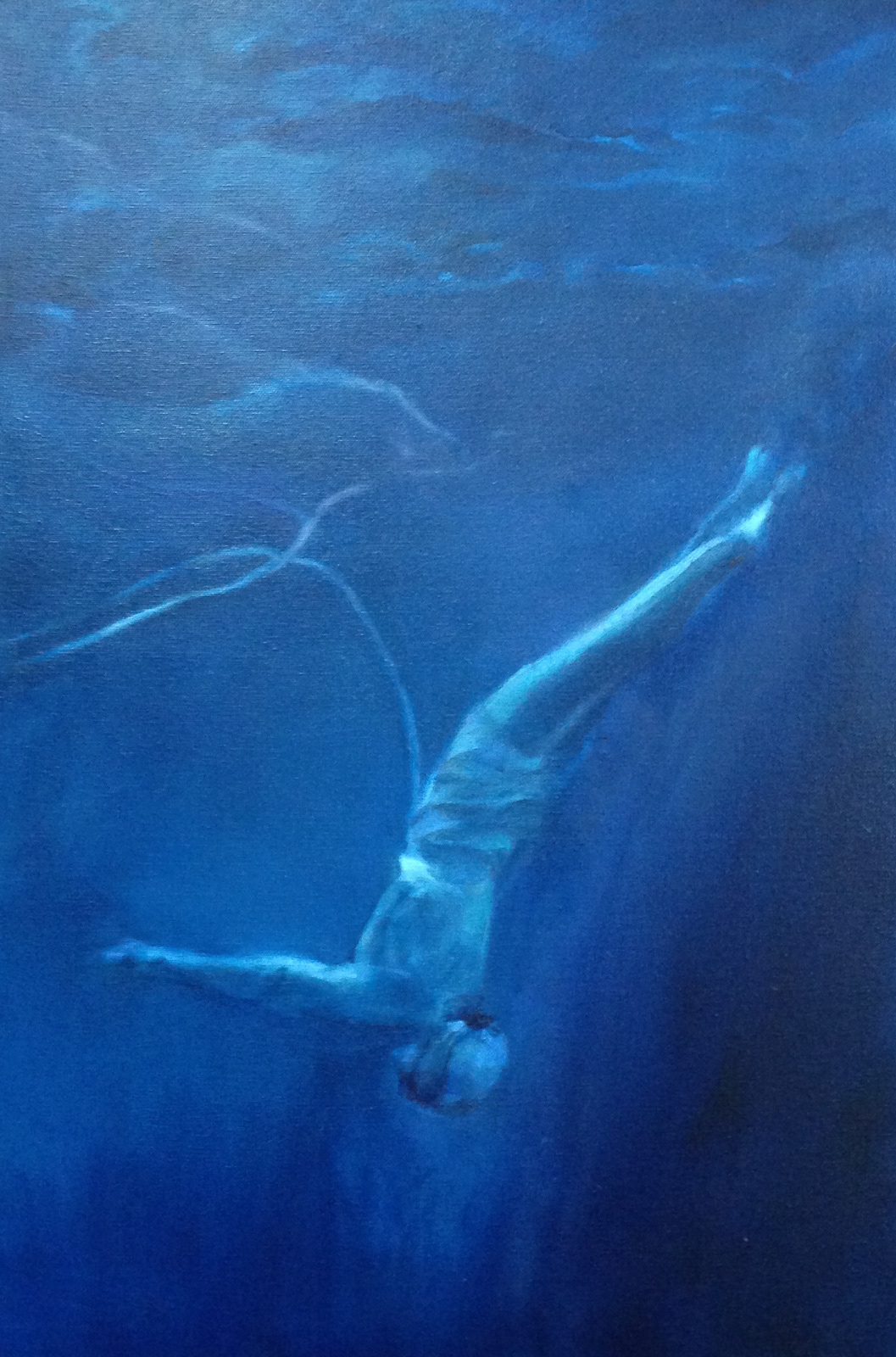 APNEIA, 2017 óleo s/ tela, 60X40cm - 600€