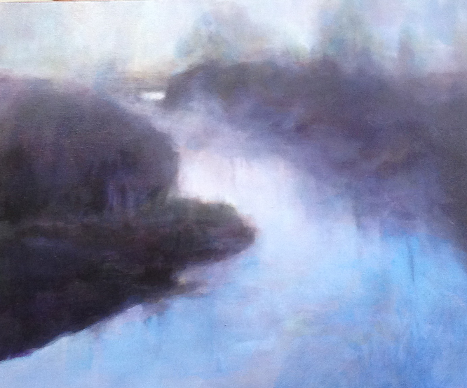 A VALSA DO SILÊNCIO, 2017 óleo s/ tela, 50X60cm - 650€