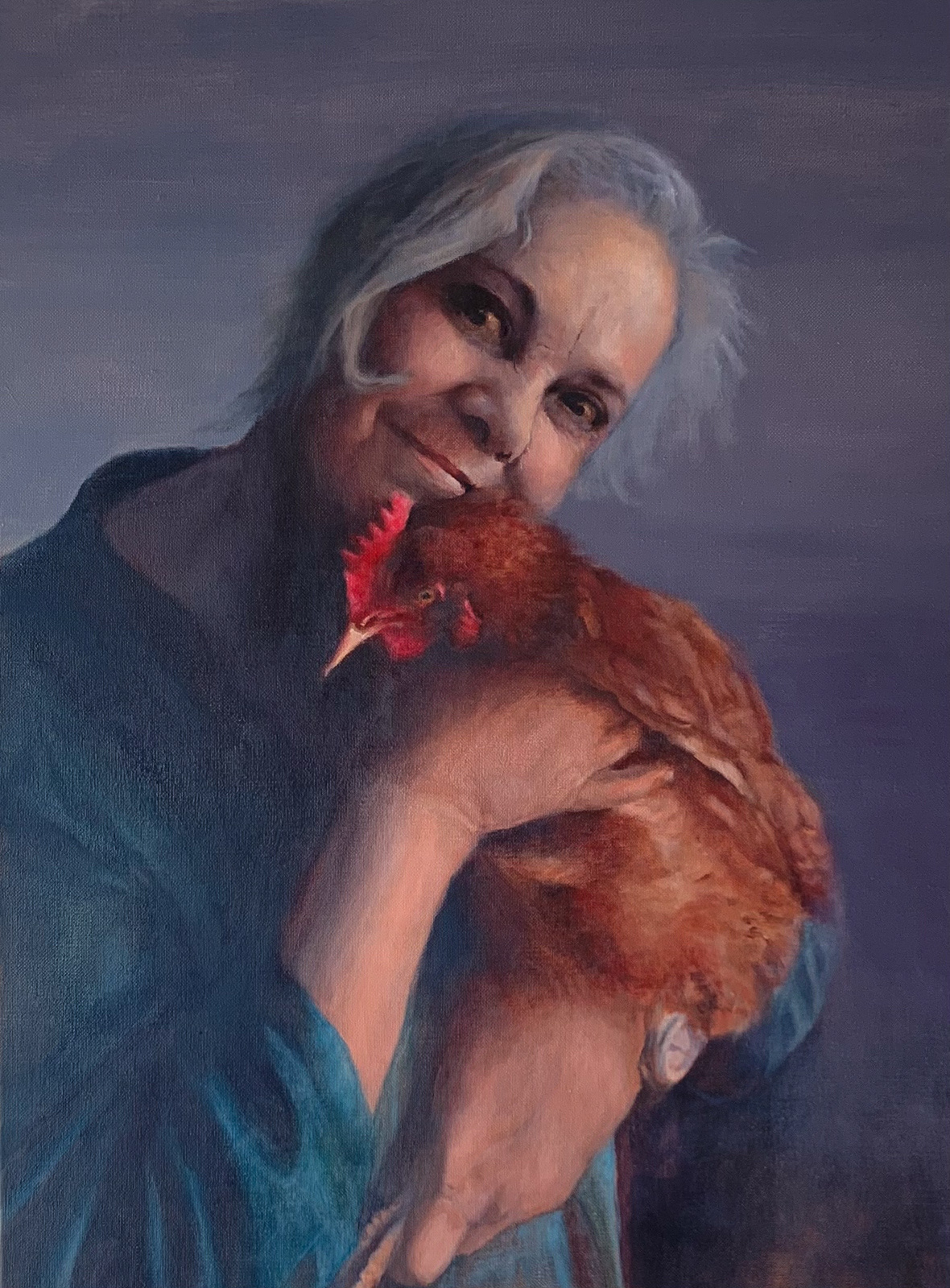 A Poeta, óleo s7 tela, 80x60cm - 750€