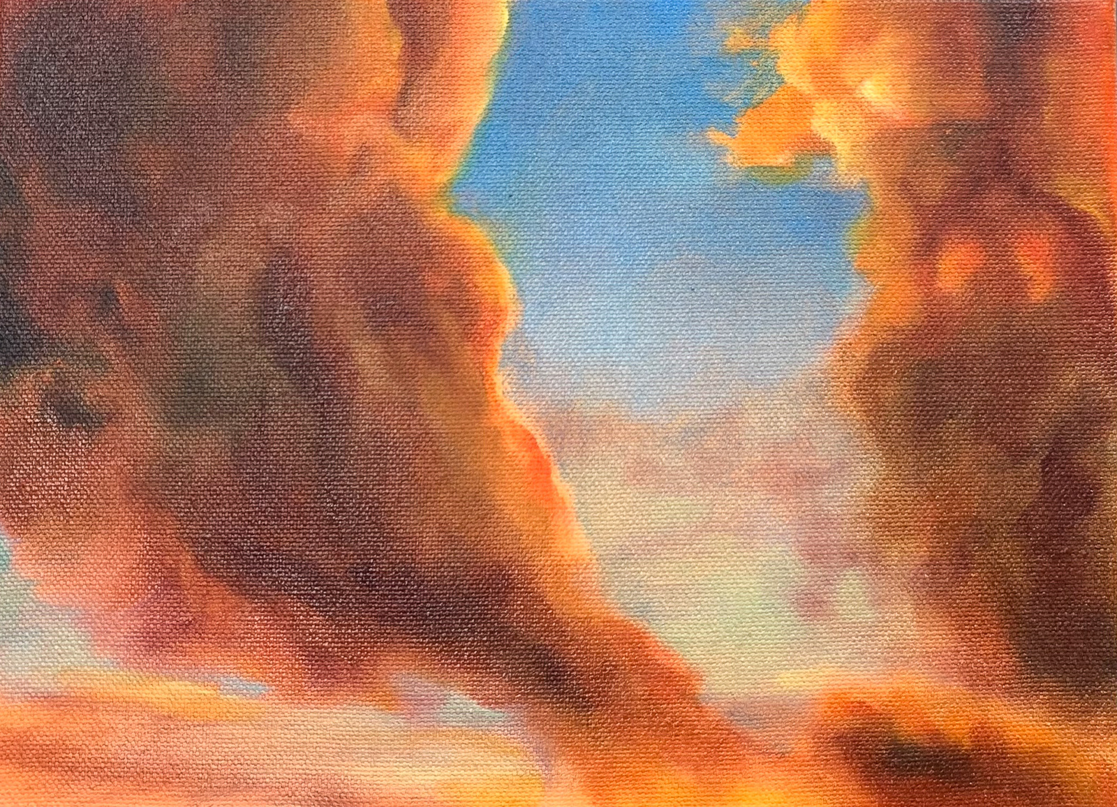 Em Busca do Sublime II - Óleo s/ tela, 18X24cm - 250€