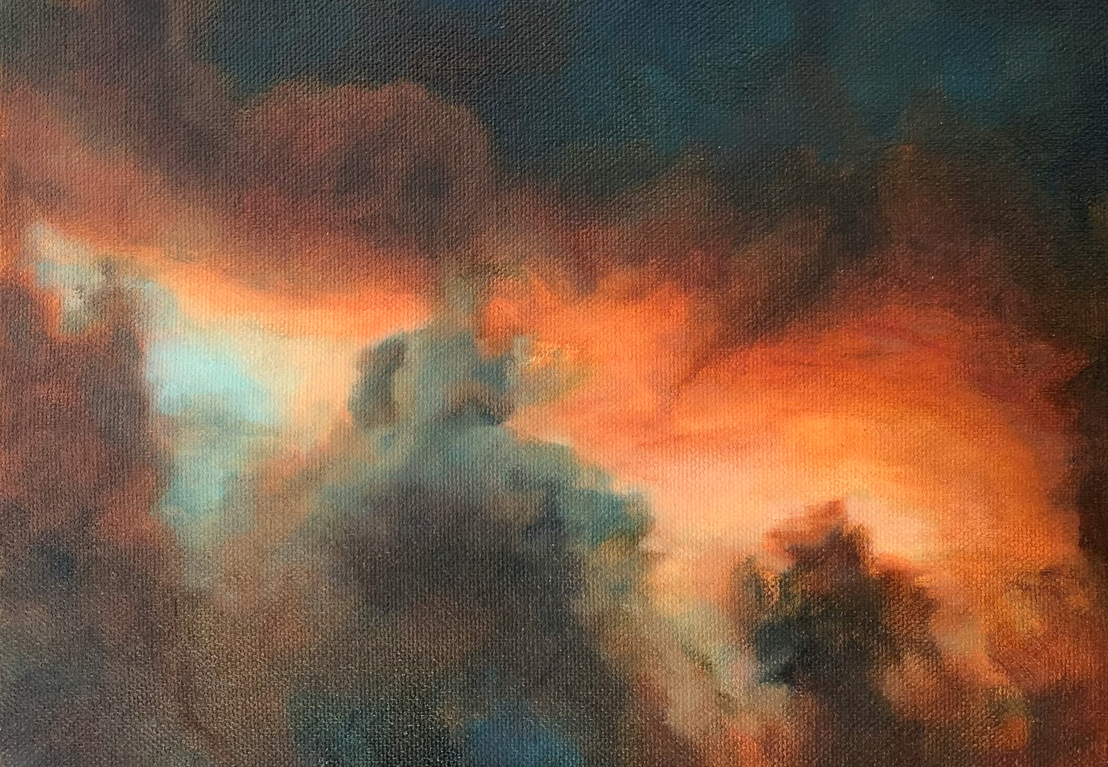 Em Busca do Sublime III - Óleo s/ tela, 18X24cm - 250€