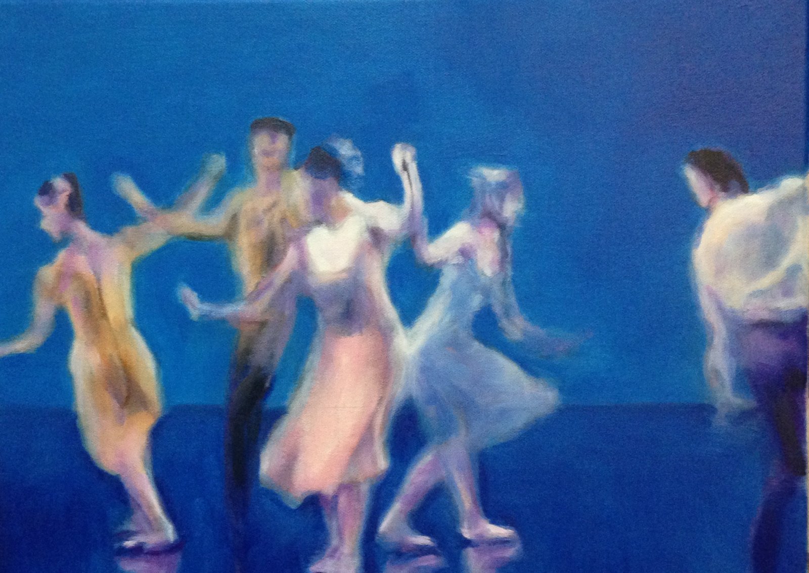 LET´S DANCE, 2017 óleo s/ tela, 30X40cm - 300€