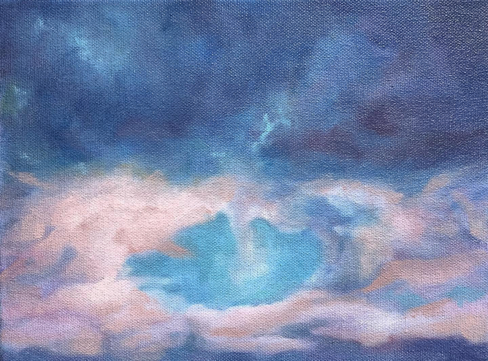 Em Busca do Sublime IV - Óleo s/ tela, 18X24cm - 250€