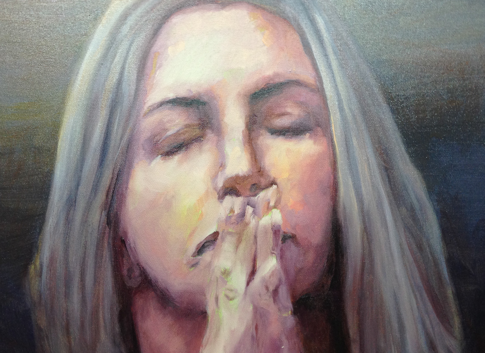A LUZ DOS SONHOS, 2017 óleo s/ tela, 30X40cm - 300€